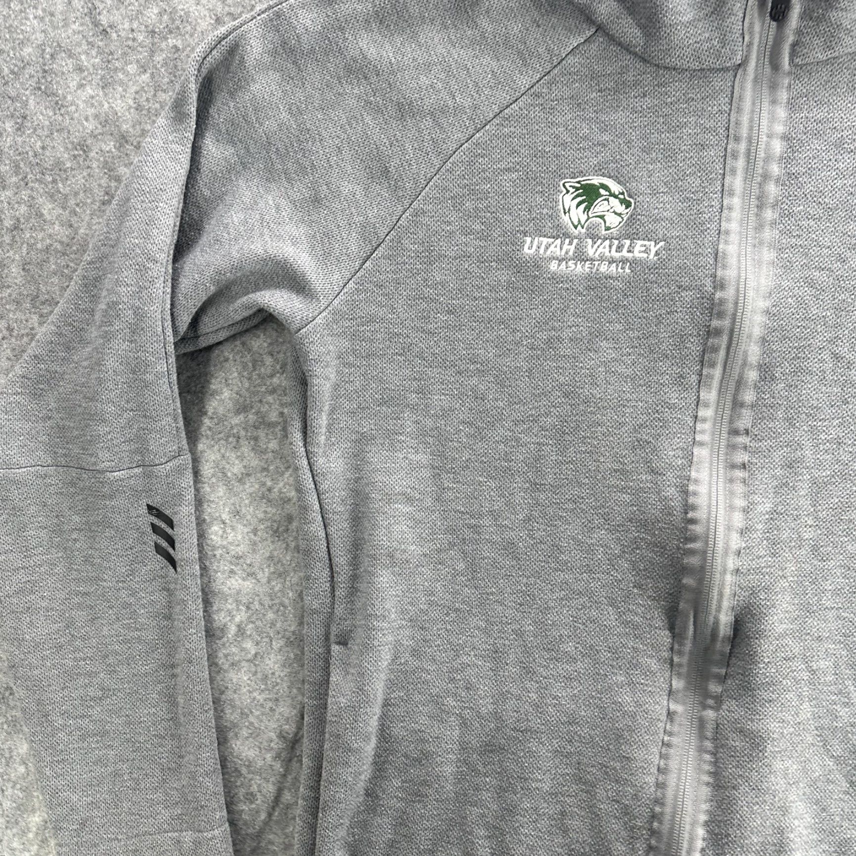 Adidas Adidas Hoodie Mens L Gray James Harden Full Zip Utah Valley Basketball University Sports Size US L / EU 52-54 / 3 - 5 Thumbnail