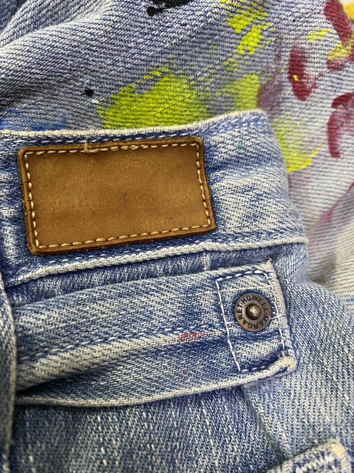 Edwin × Margaret Howell × Vintage Vtg Margaret Howell x Edwin Selvedge Jeans Paint Splatter Size US 32 / EU 48 - 12 Thumbnail