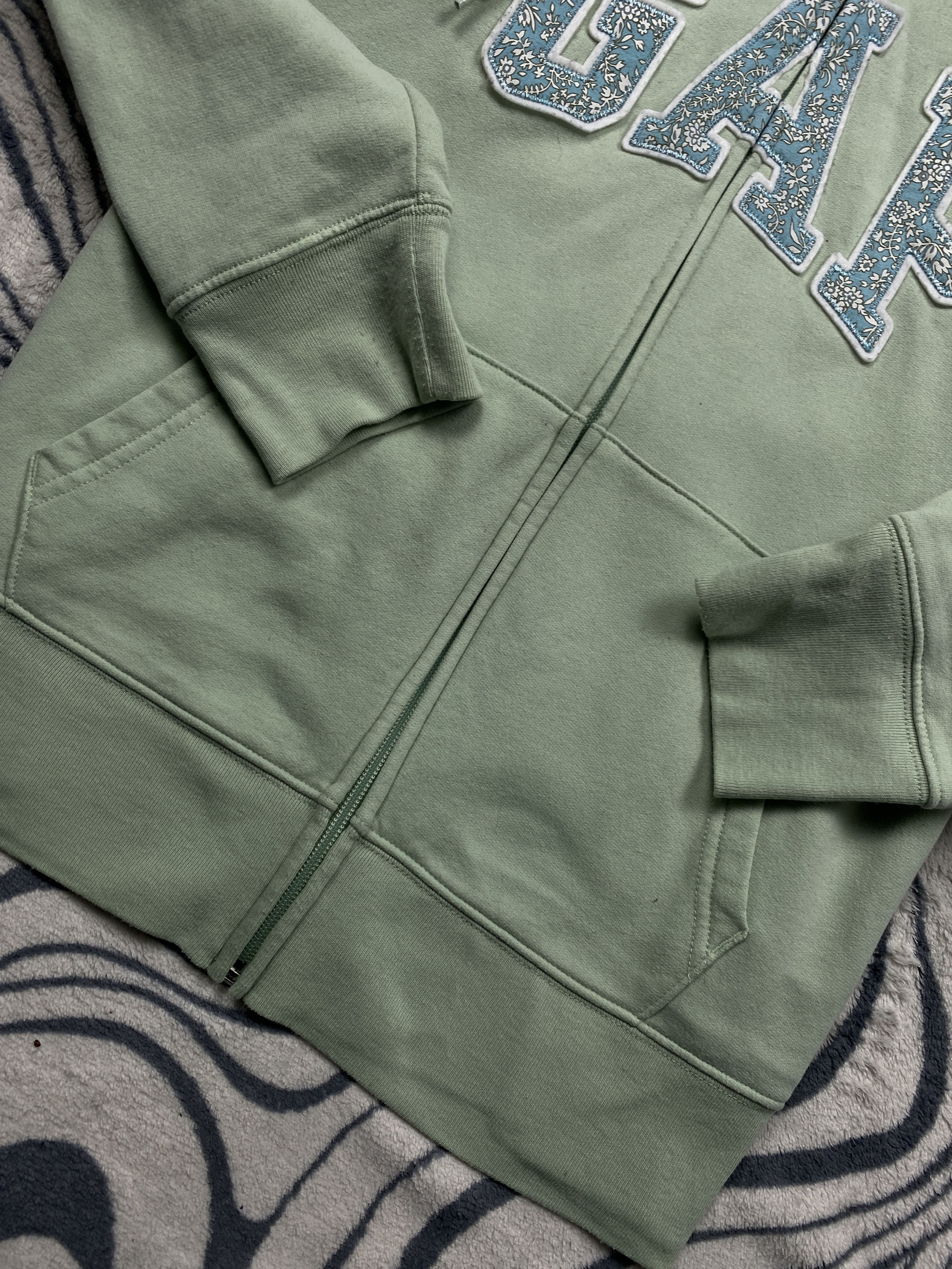 Gap Gap Vintage Womens Zip Hoodie Y2K Size XL / US 12-14 / IT 48-50 - 3 Thumbnail