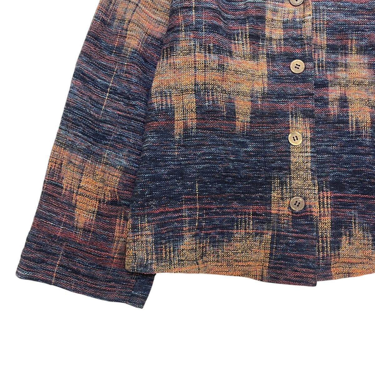 Issey Miyake 💥Vintage 90s Miena Style Pachtwork Cropped Jacket Size M / US 6-8 / IT 42-44 - 4 Thumbnail