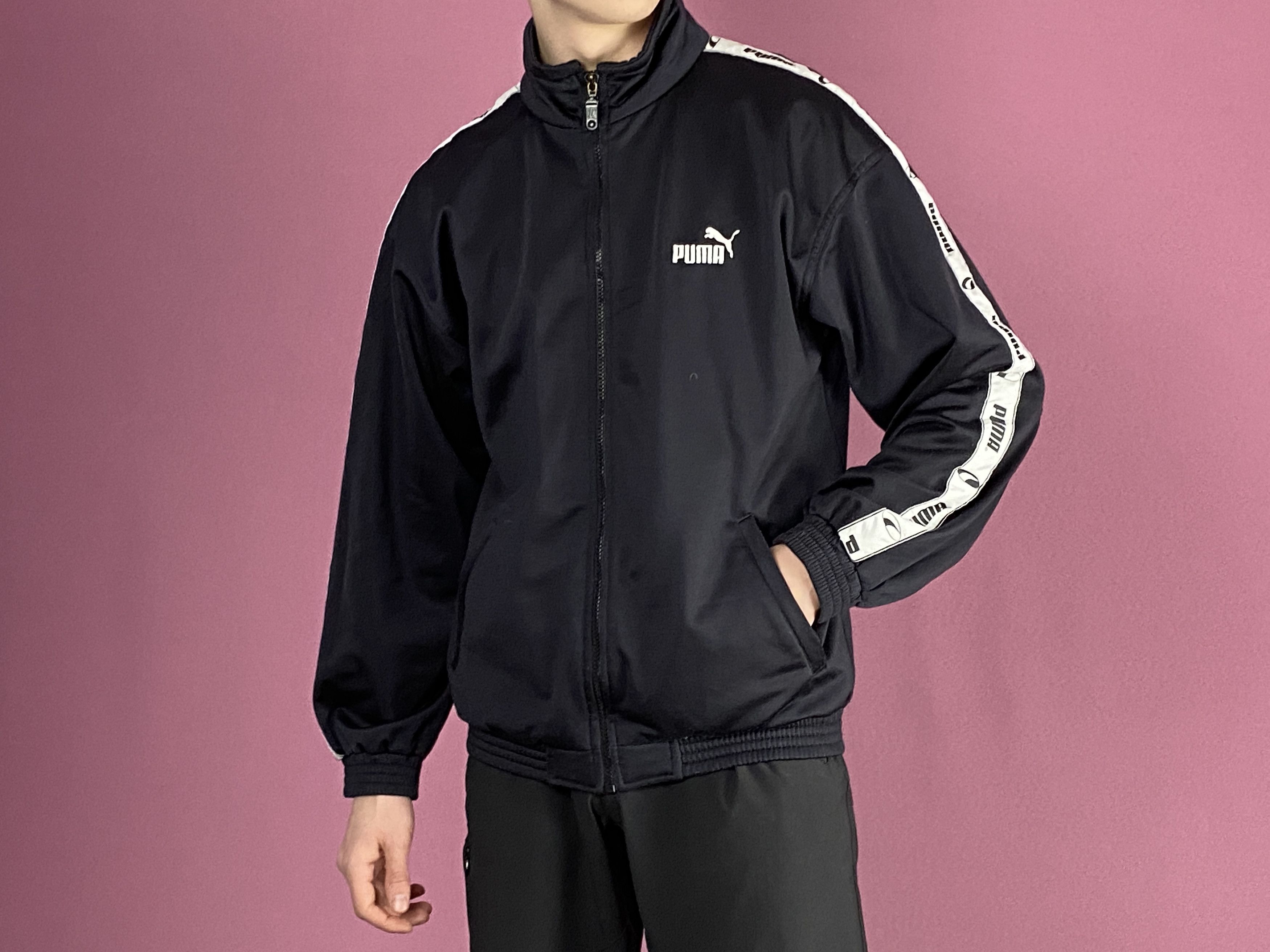 Puma × Vintage 80s Puma Vintage Men's Track Jacket - S Size US S / EU 44-46 / 1 - 4 Thumbnail