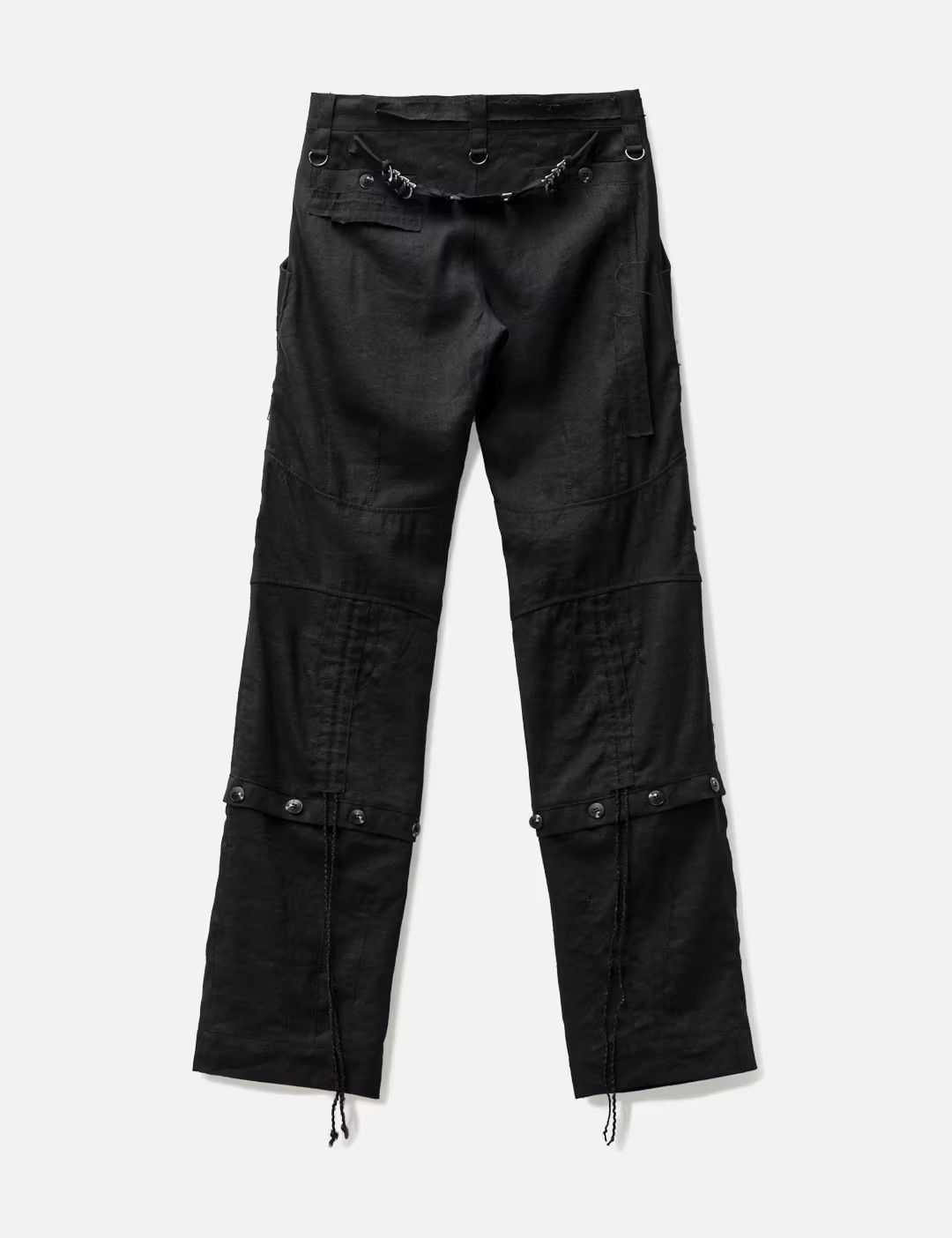 Hyein Seo Hyein Seo Black Patchwork Pants Size US 30 / EU 46 - 2 Thumbnail