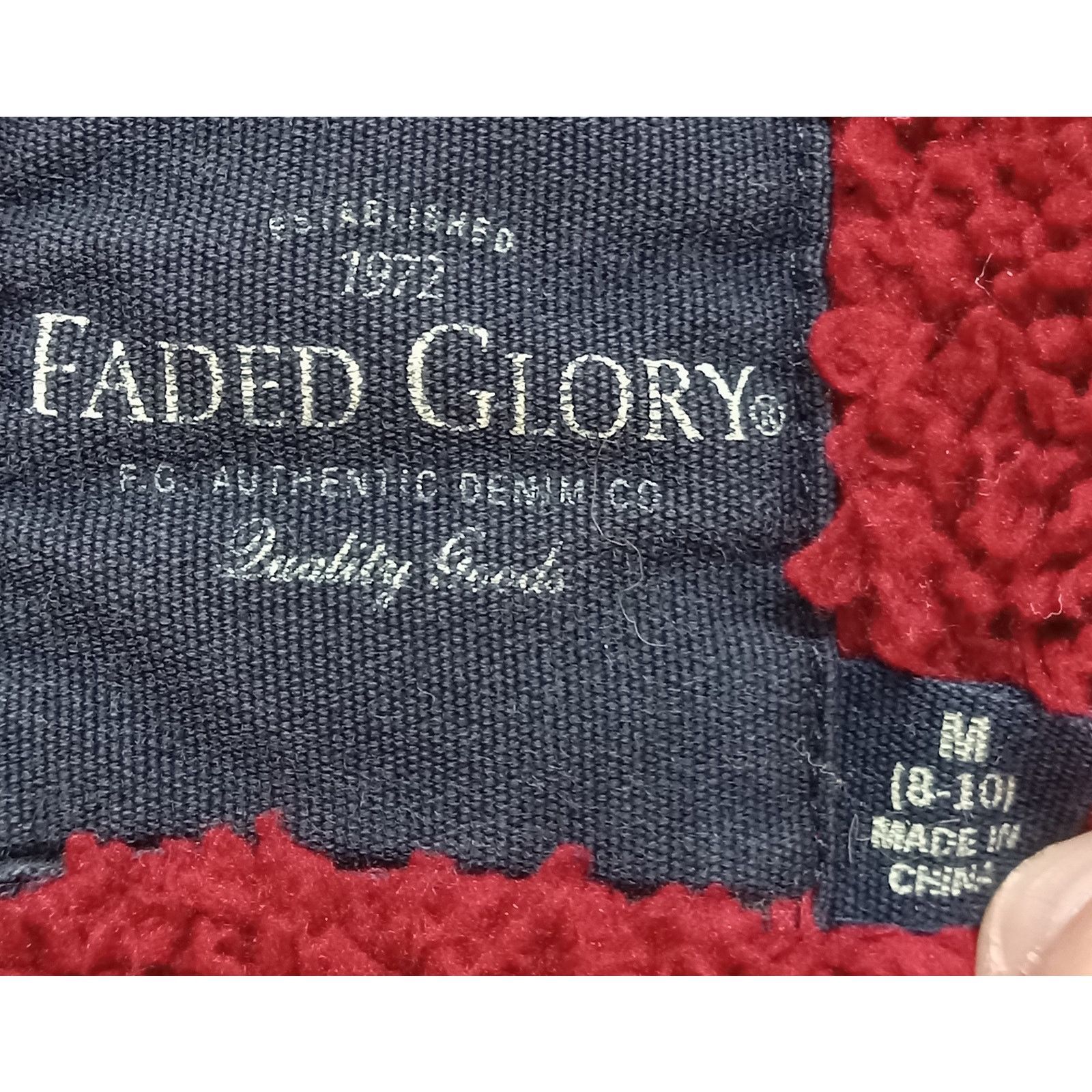 Faded Glory Faded Glory Jacket M Women's Fleece Long Sleeve Red Size M / US 6-8 / IT 42-44 - 5 Thumbnail