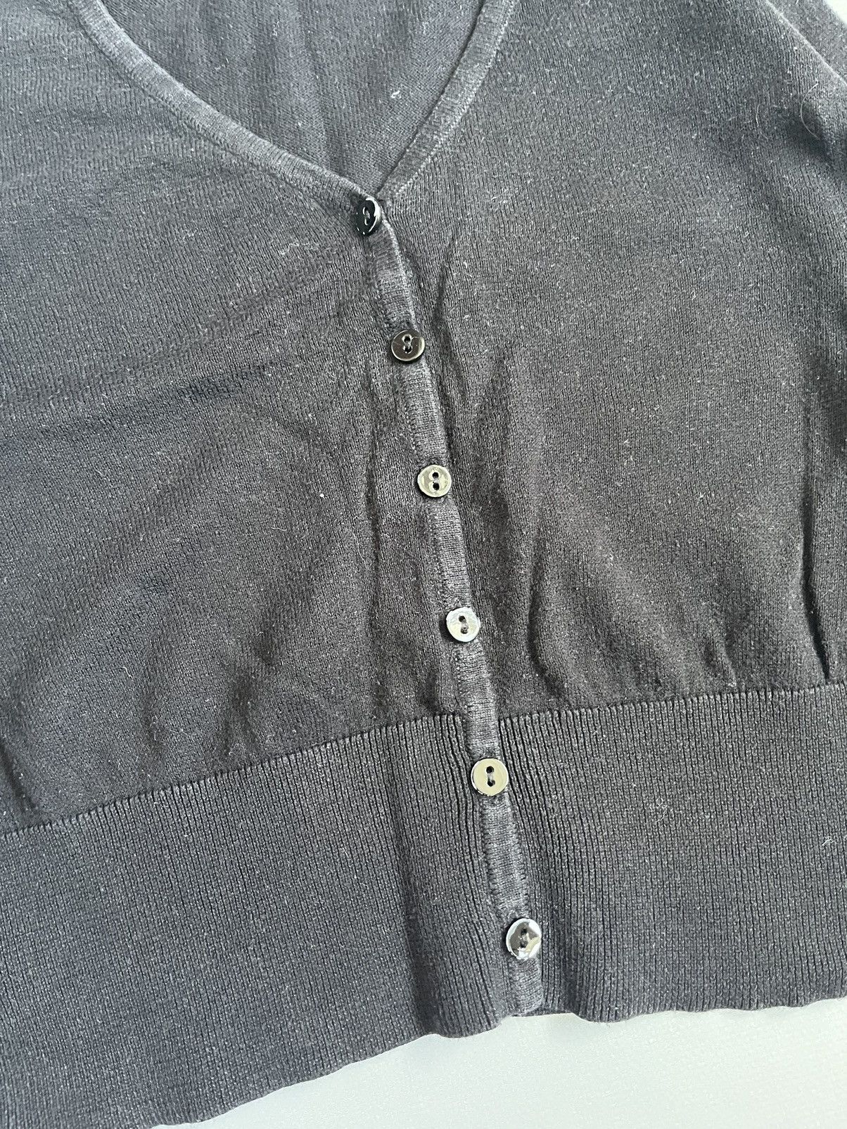 Jean Paul Gaultier JEAN PAUL GAULTIER JPG Junior Women Black Cropped Cardigan Size S / US 4 / IT 40 - 3 Thumbnail