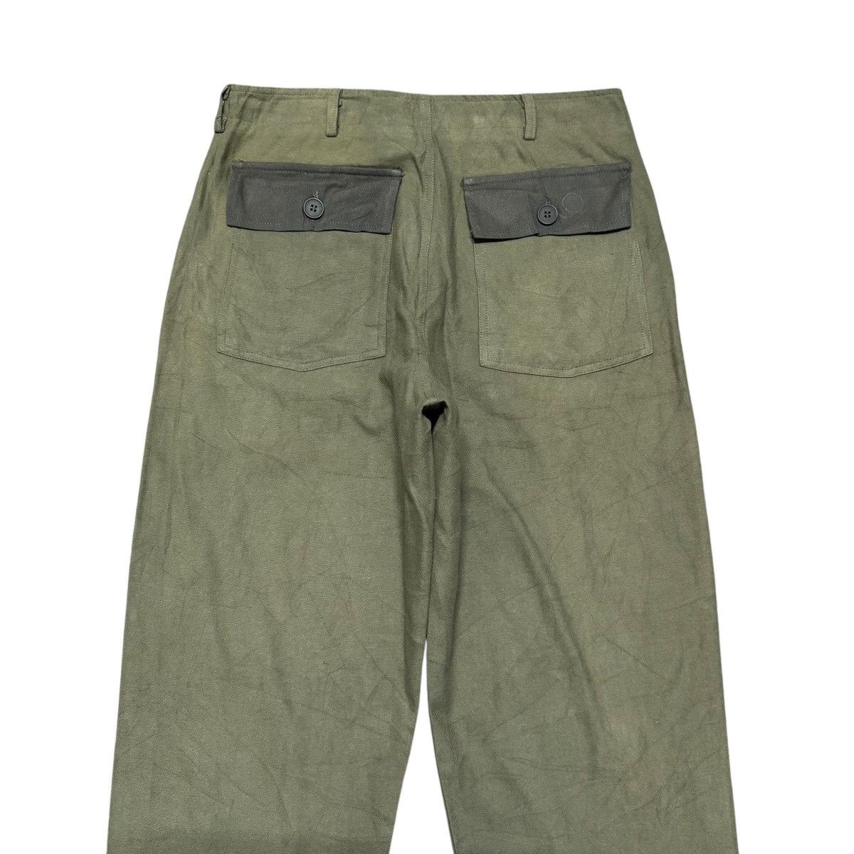 Japanese Brand Broken Base Sunfaded Fatigue Pants Size US 31 - 9 Thumbnail