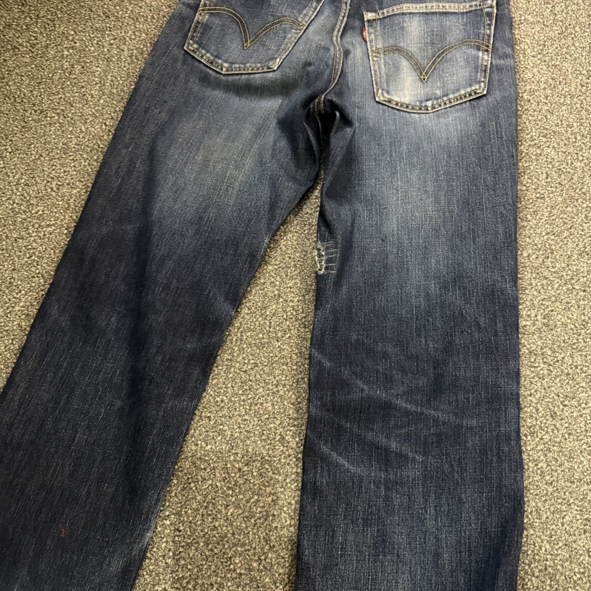 Levi's Vintage Clothing 🔥🇯🇵 Vintage 90s Japanese Levis 502 Distressed Denim Size US 31 - 7 Thumbnail