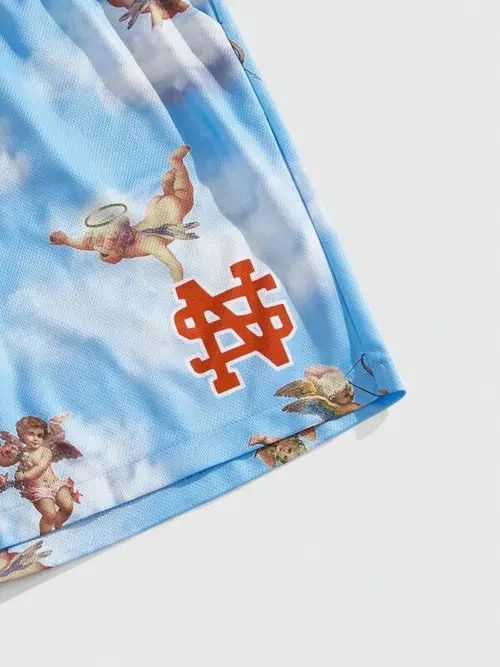 Japanese Brand Print Y2k Shorts DRIP summer Size US 34 / EU 50 - 2 Thumbnail