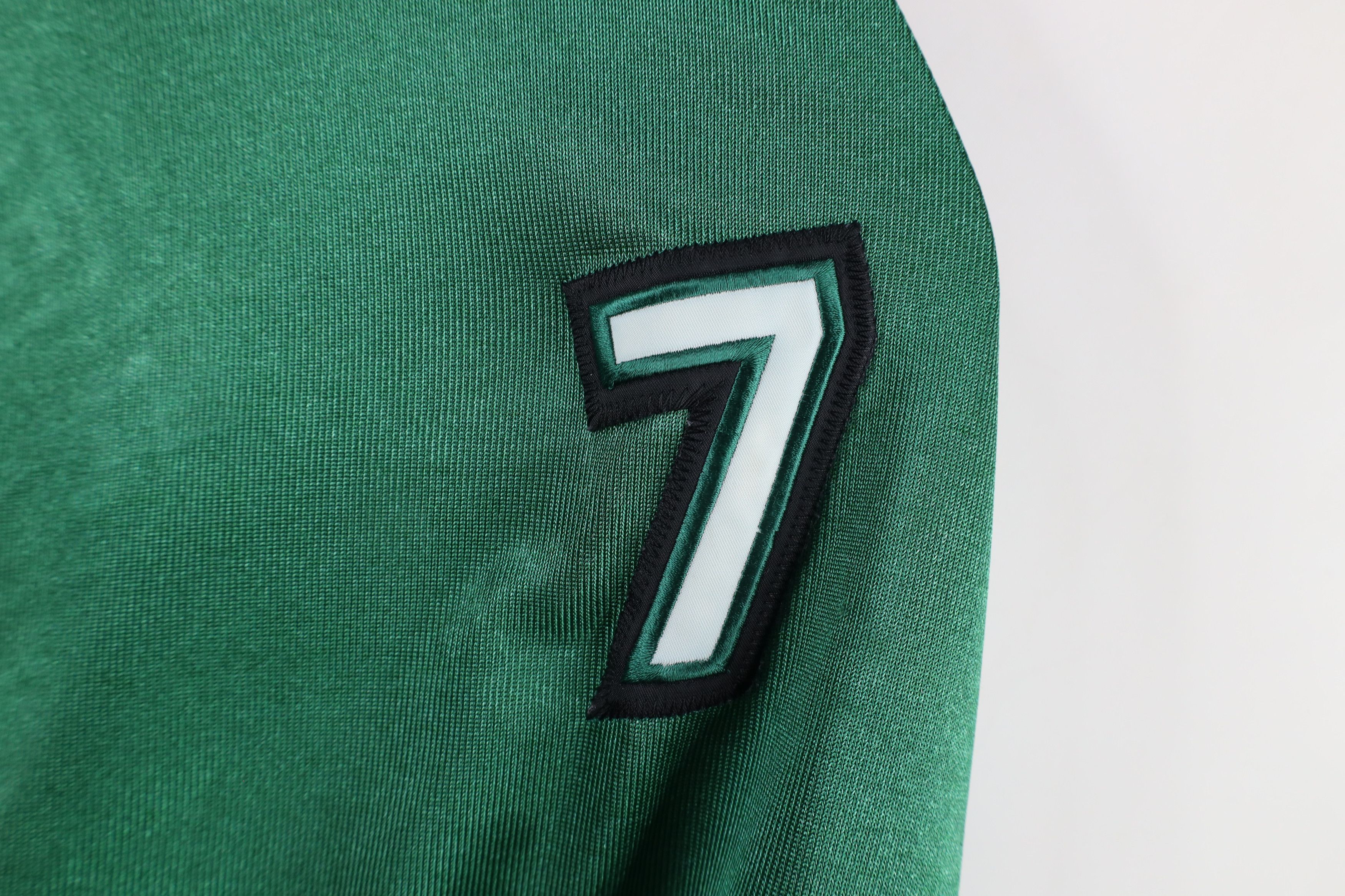 Vintage Vintage Streetwear Spell Out Harlem Football Jersey Green Size US XL / EU 56 / 4 - 5 Thumbnail
