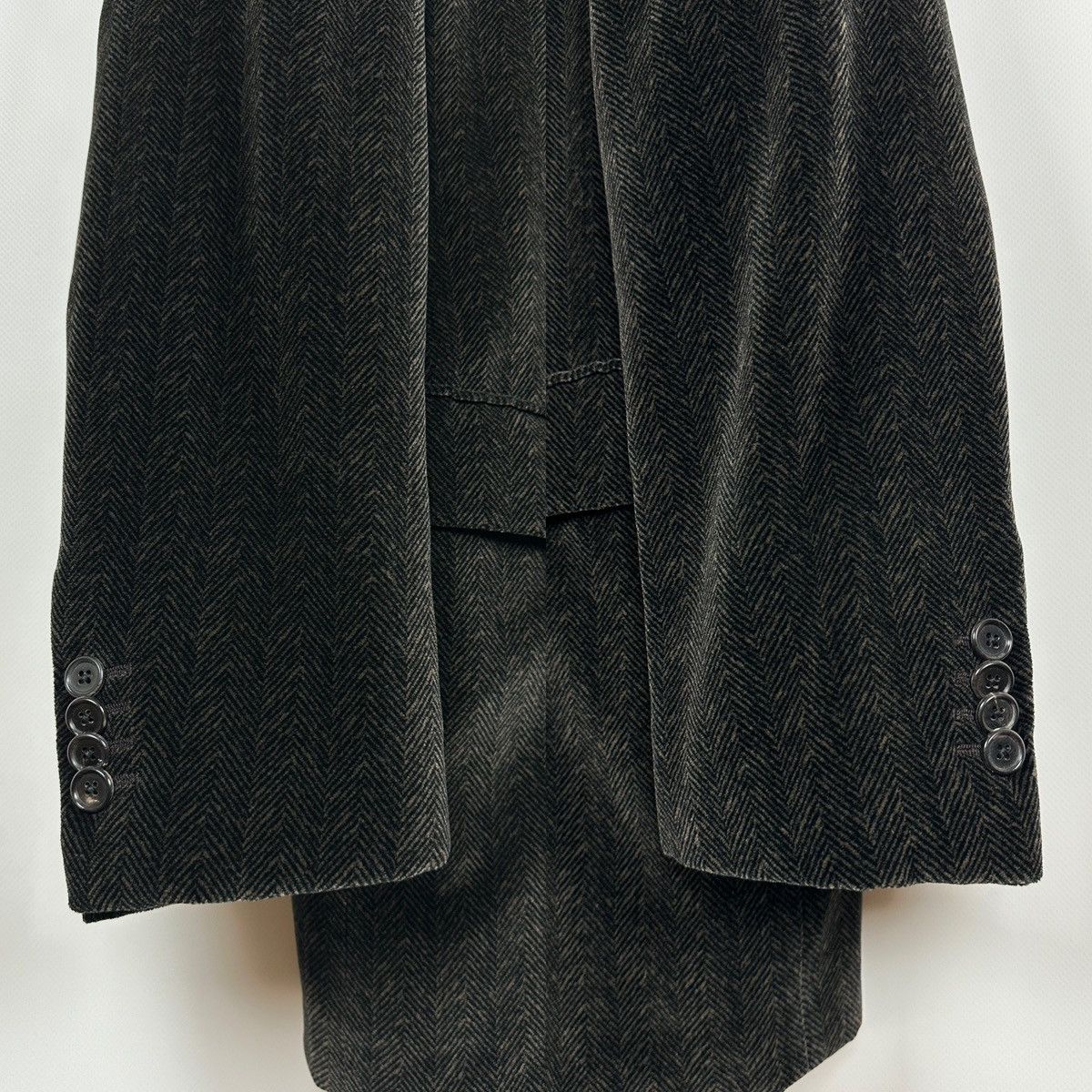Caruso Raffaele Caruso Sartoria Parma Herringbone Handmade Blazer Size US L / EU 52-54 / 3 - 8 Thumbnail