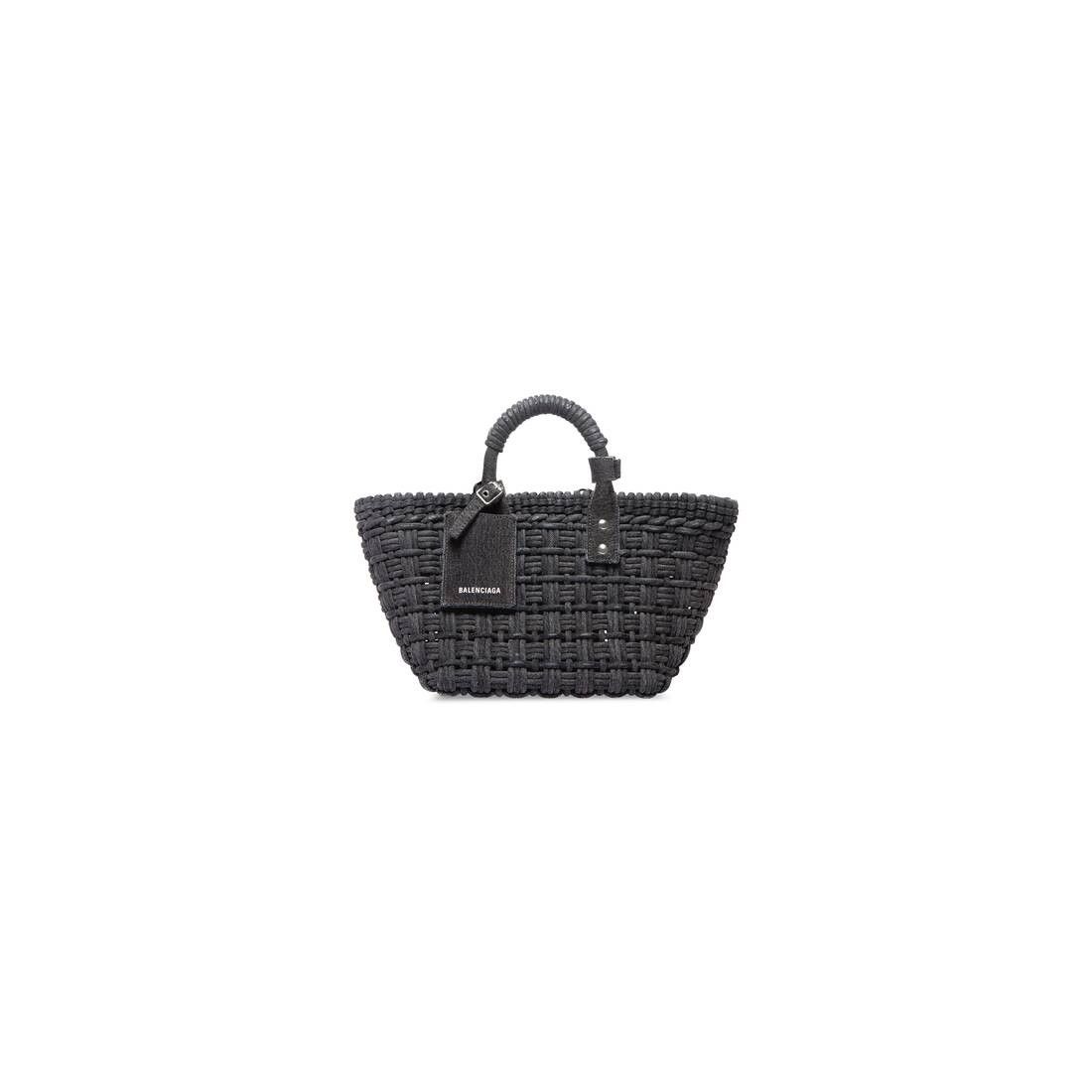 Balenciaga o1mt1gz0725 Size: OS / Bistro XS Basket With Strap Denim Bag Size ONE SIZE - 1 Thumbnail