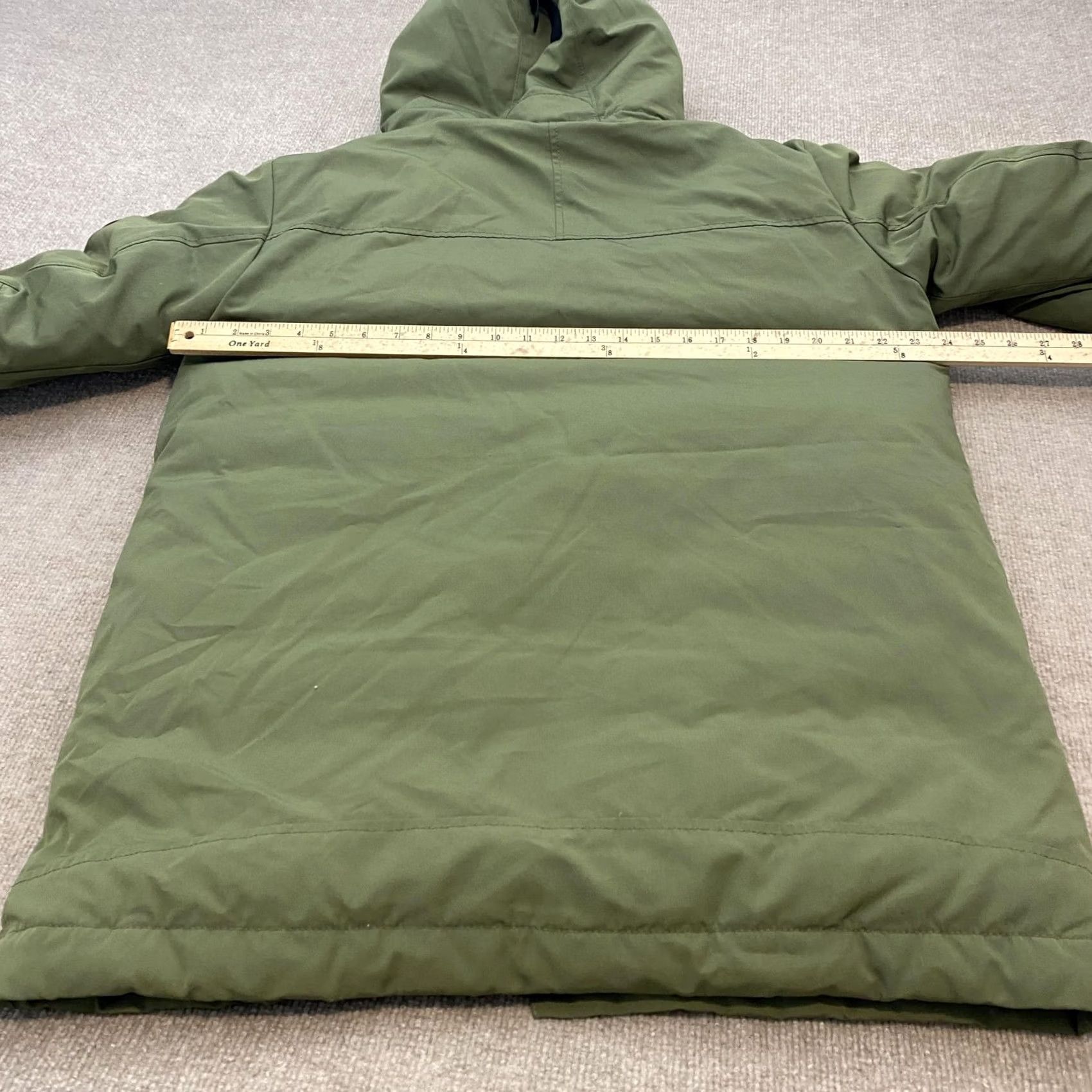 Orvis Orvis Coat Mens Medium Green Down Parka Hooded Snap Front Insulated Winter Warm Size US M / EU 48-50 / 2 - 7 Thumbnail