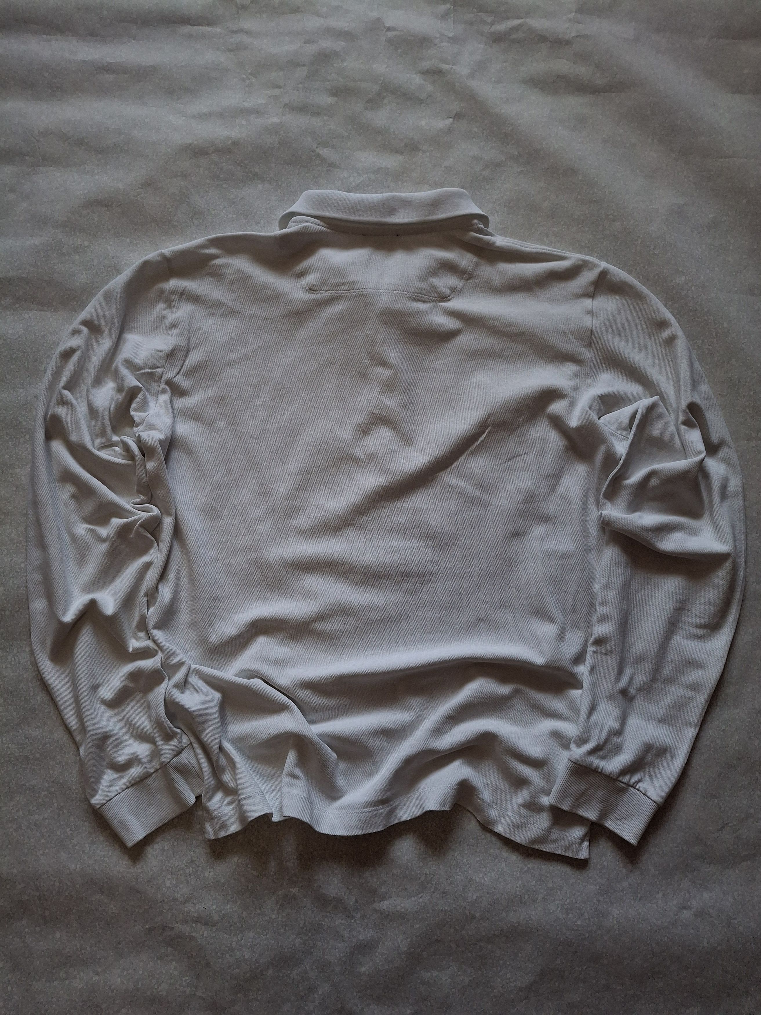 Diesel × Vintage White Long Sleeve Polo Shirt with Diesel Vintage Logo Size US L / EU 52-54 / 3 - 6 Thumbnail