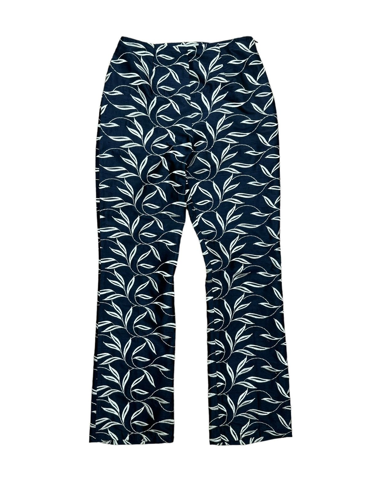 Vintage Alice Ackerman Silk Embroidered Pants size 42 Size 28" / US 6 / IT 42 - 7 Thumbnail