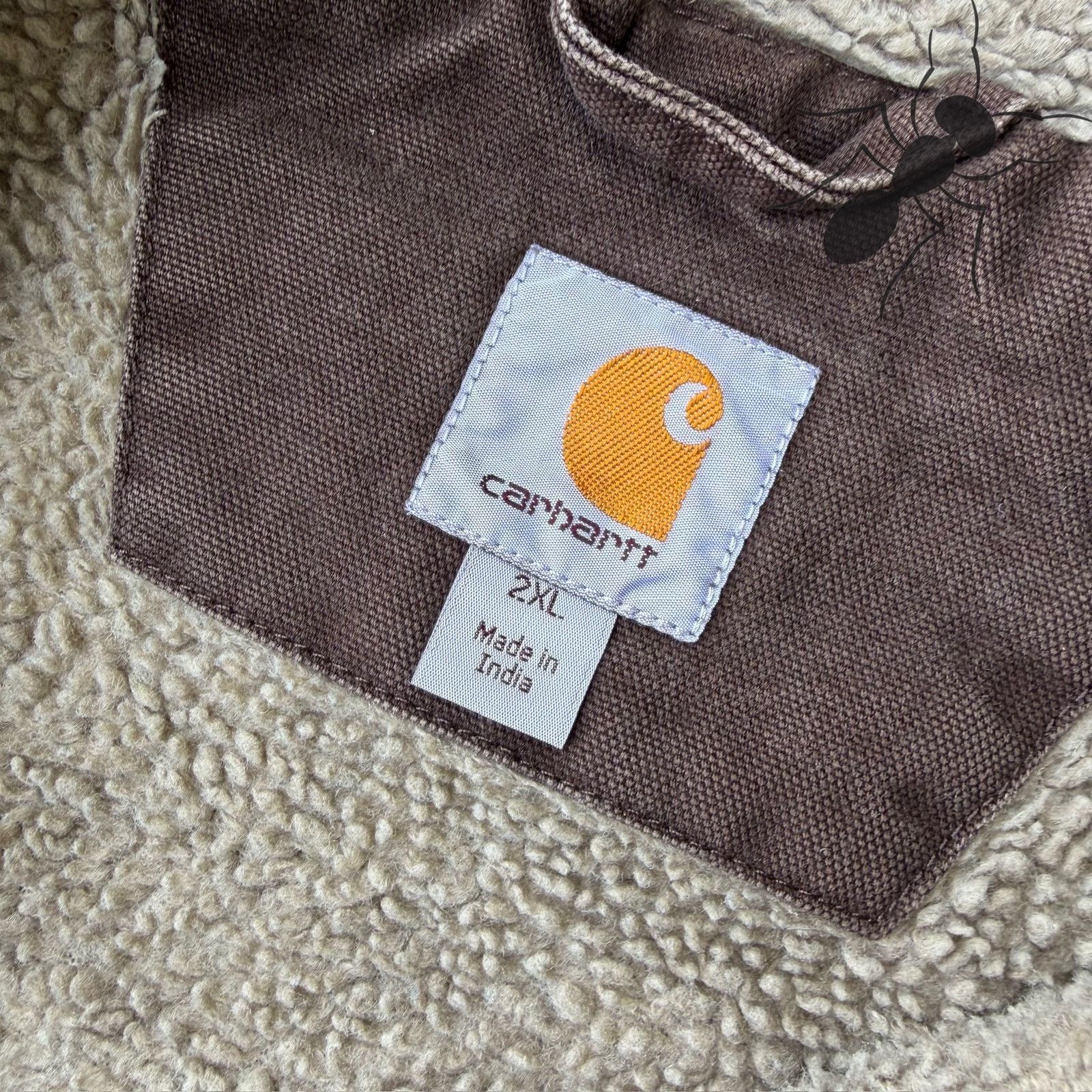Carhartt × Vintage Carhartt brown faded work wear vest Size US XXL / EU 58 / 5 - 5 Thumbnail