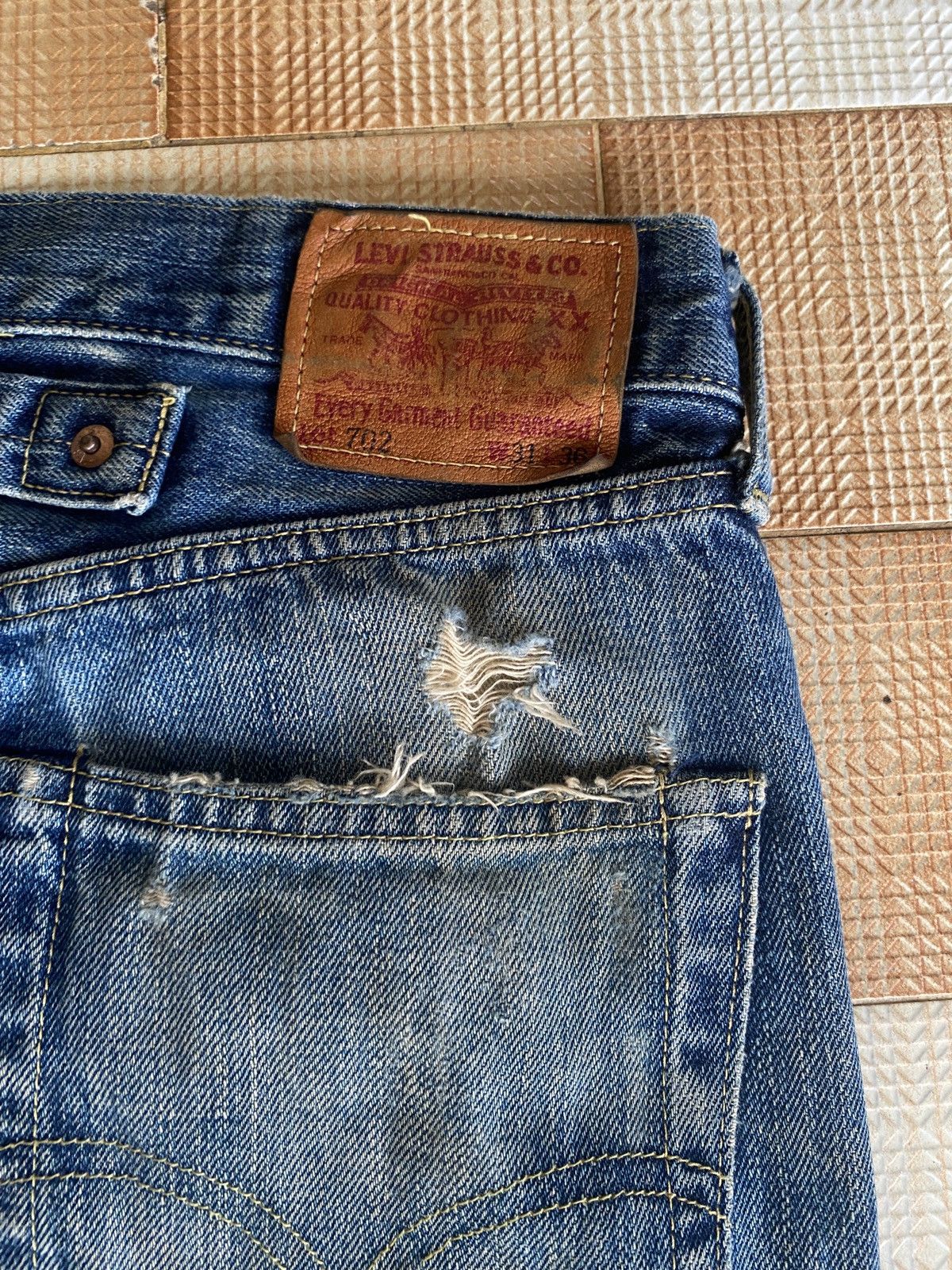 Levi's Vintage Clothing × Salvage × Vintage Vintage 702 big E selvedge denim Size US 30 / EU 46 - 14 Thumbnail