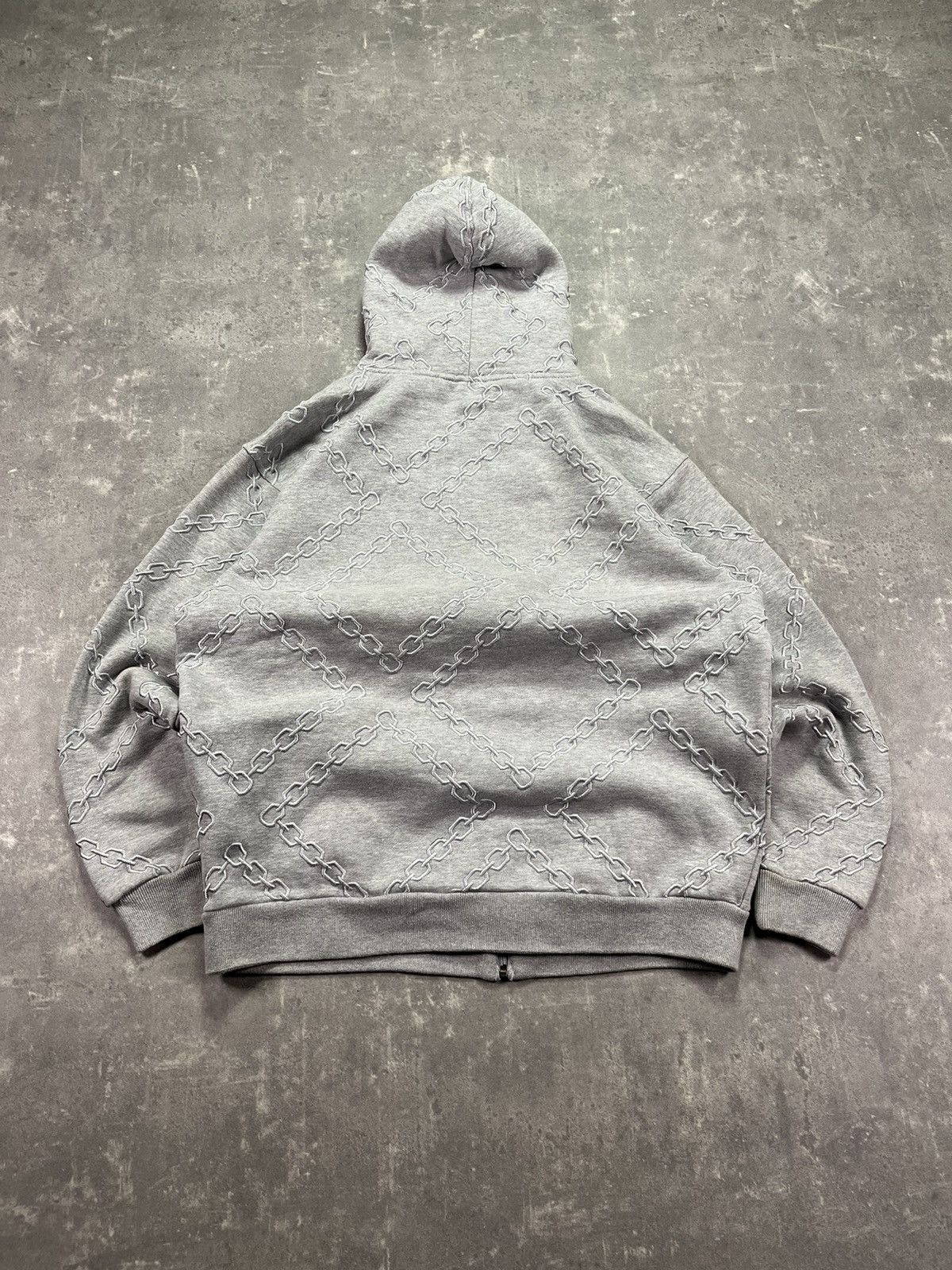 Karl Kani Karl Kani Chains Logo AOP Embroidered Baggy Zip Hoodie M L Size US M / EU 48-50 / 2 - 2 Thumbnail