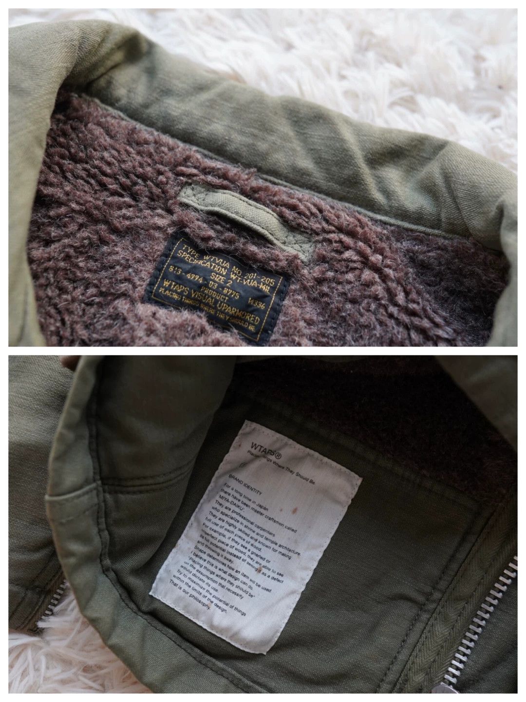 Wtaps WTAPS AL-1 Alpaca Wool Cotton Jacket M Size US M / EU 48-50 / 2 - 9 Thumbnail