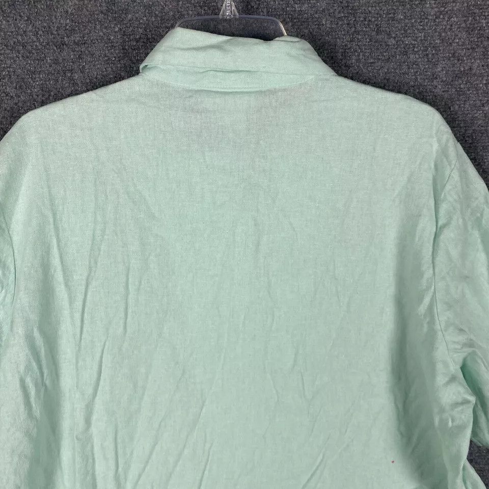 Other Anna Maxwell Button Up Top Women's 2X 22/24 Linen Blend NWD Size ONE SIZE - 8 Thumbnail