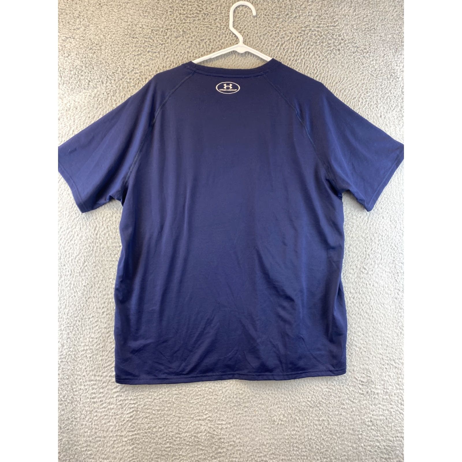Under Armour Under Armour HeatGear T-Shirt XL Blue Short Sleeve Mens Size US XL / EU 56 / 4 - 6 Thumbnail