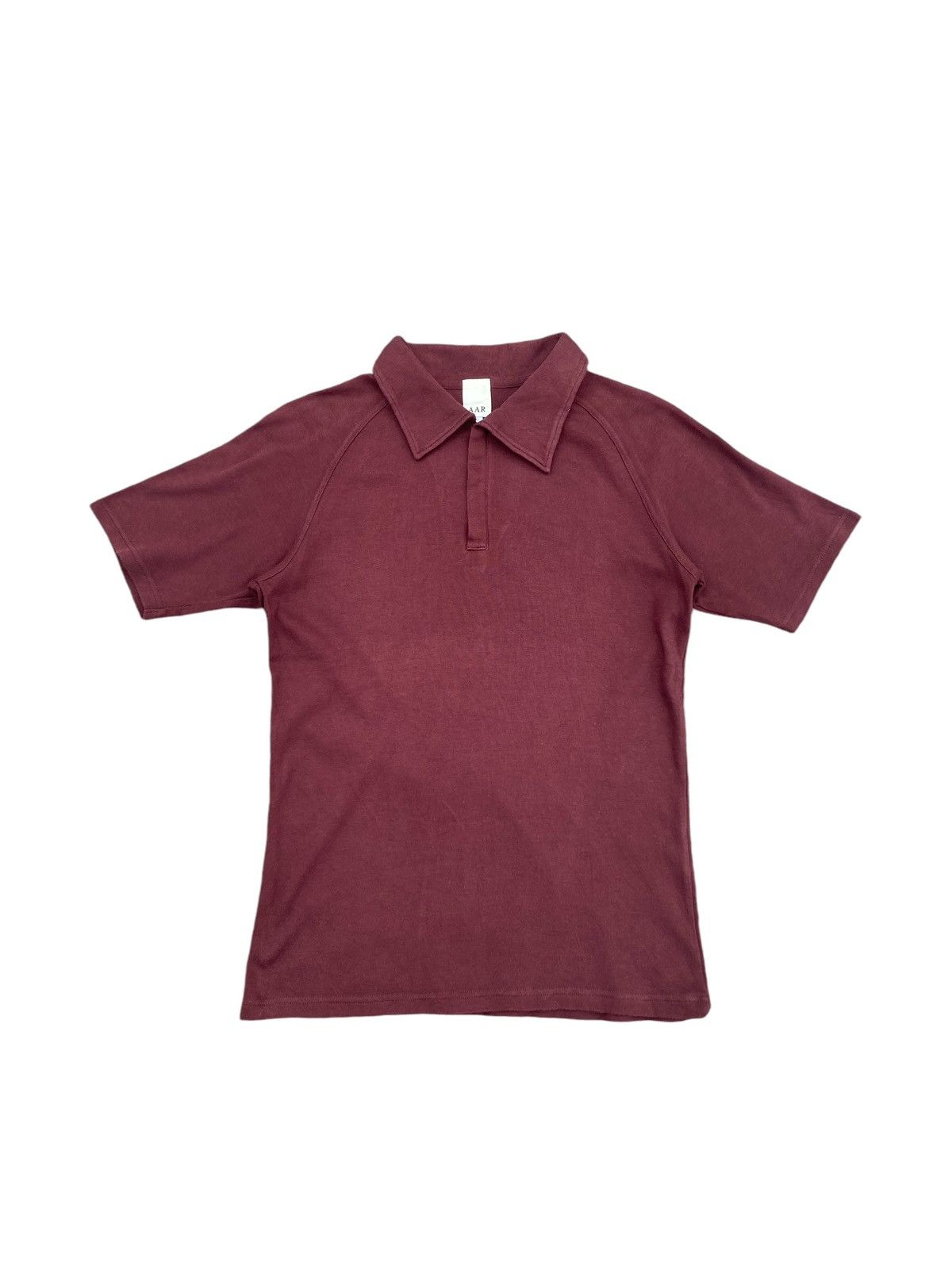 Yohji Yamamoto At All Risk A.A.R Burgundy Zipper Polo Size US M / EU 48-50 / 2 - 1 Thumbnail