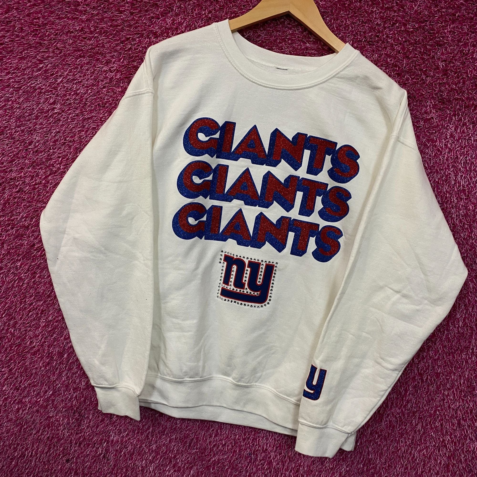 Junk Food Junk Food Clothing New York Giants Repeat Bling Glitter Crew Size US M / EU 48-50 / 2 - 3 Thumbnail