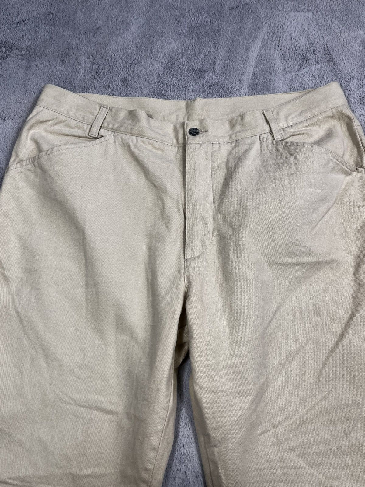 Calvin Klein × Vintage Vintage 90s Calvin Klein beige chinos pants streetwear 36 Size US 36 / EU 52 - 7 Thumbnail
