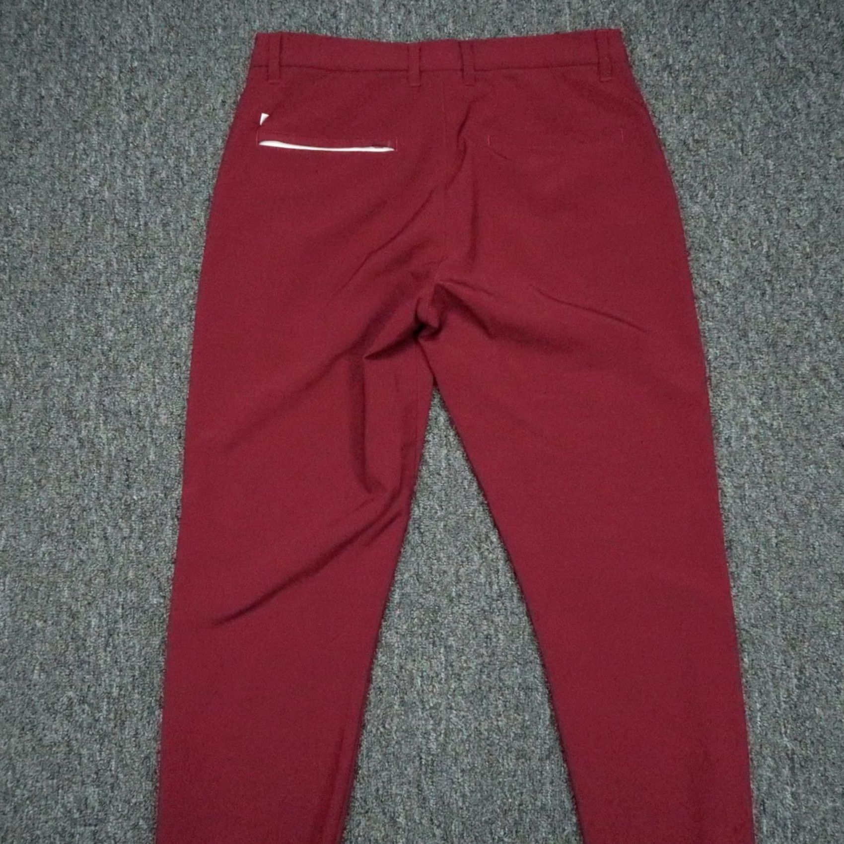Vintage Primo Golf Pants Mens 30 Regular Red Stretch Lightweight 30x30 Tapered Front Slash Pocket Chino Pants Mens Regular XS? Size US 30 / EU 46 - 6 Thumbnail