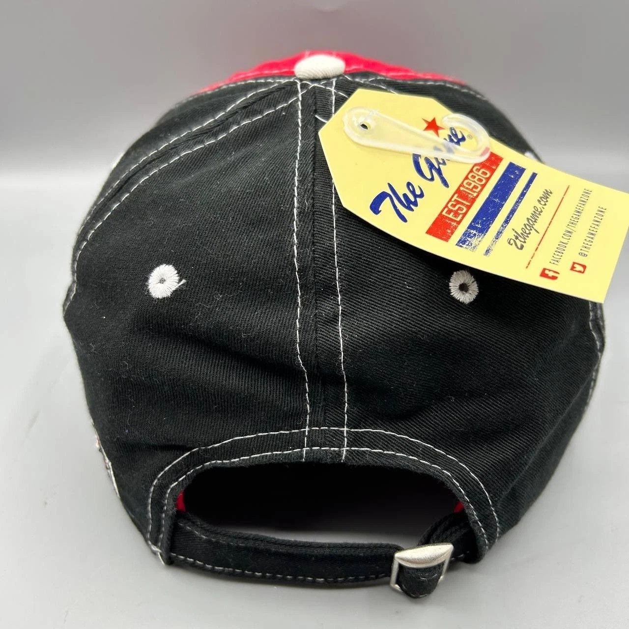 The Game Ball State University Cardinals Hat Red Black Strap Back Size ONE SIZE - 3 Thumbnail