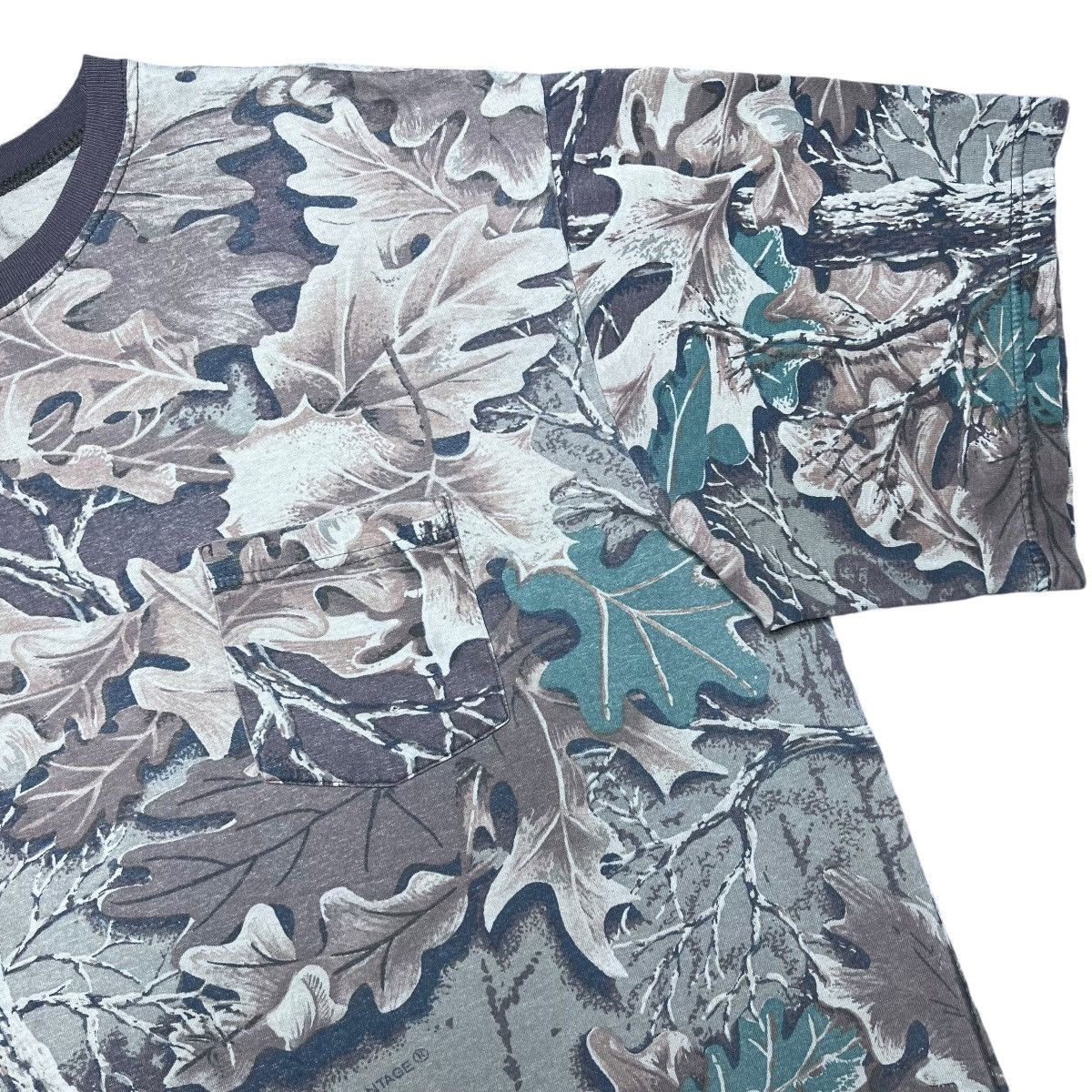 Realtree × Redhead × Vintage Vtg 90s Red Head Hunting Real Tree Camo All Over Print Tee Size US XXL / EU 58 / 5 - 6 Thumbnail