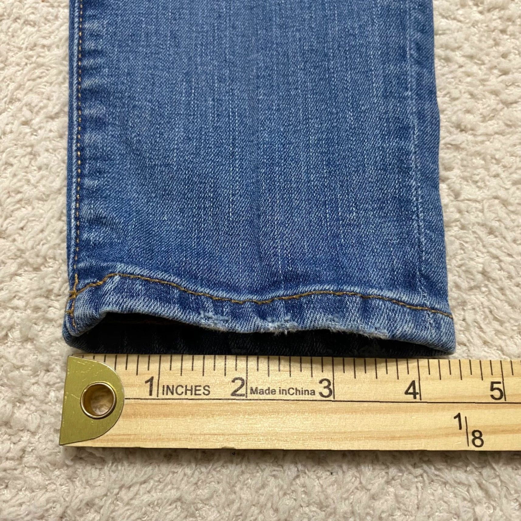 Madewell Madewell Jeans Womens Blue Denim High Rise Skinny 27 Medium Wash Regular 5-Pocket Style Adult Womens Jeans Size 27" / US 4 / IT 40 - 2 Thumbnail