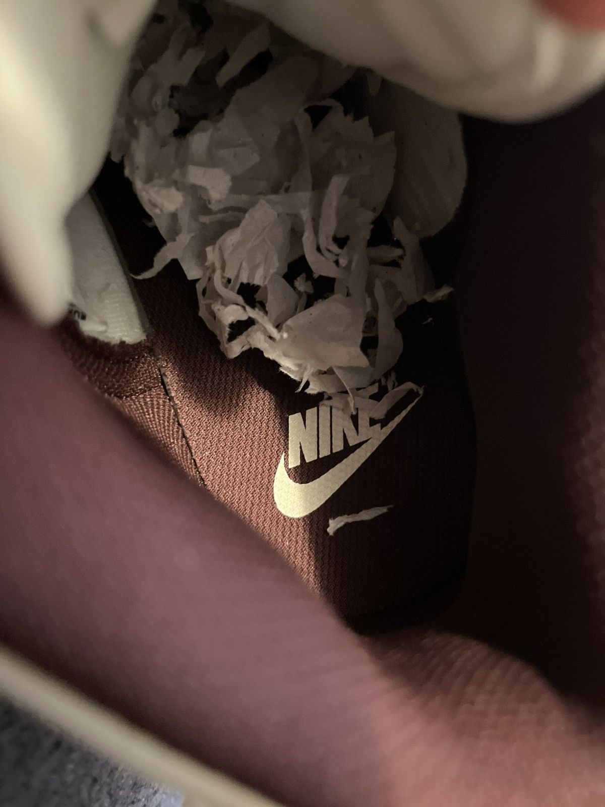 Nike Burgundy Hight top dunks Size US 8 / EU 41 - 6 Thumbnail
