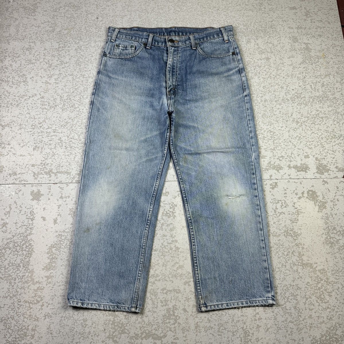 If Six Was Nine × Levi's × Vintage 💥Vintage 90s Levis 503 Distressed Light Blue Jean Size US 34 / EU 50 - 3 Thumbnail