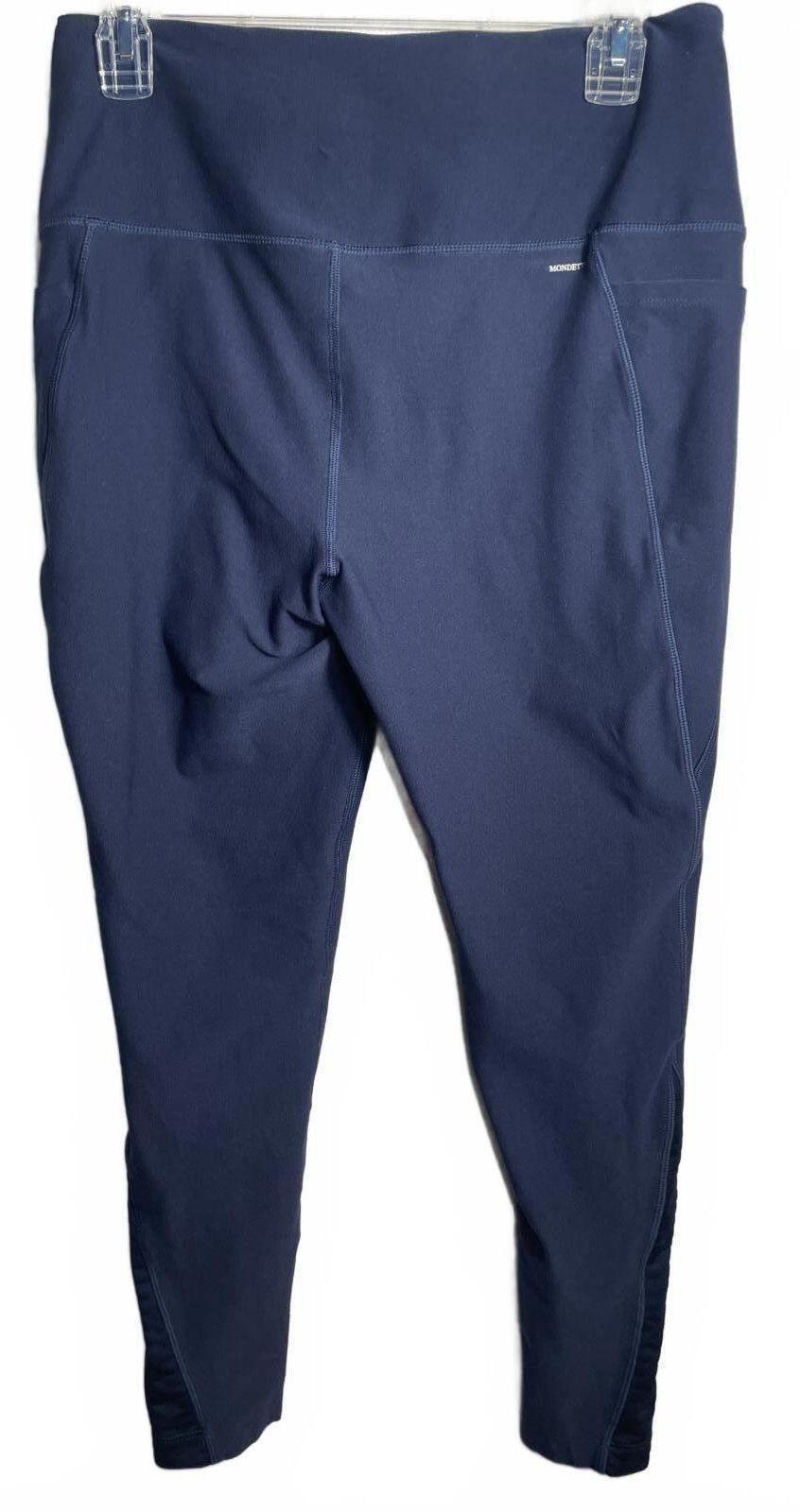 Mondetta Mondetta Leggings Women's Large Blue Performance Athletic Size 36" / US 14 / IT 50 - 3 Thumbnail