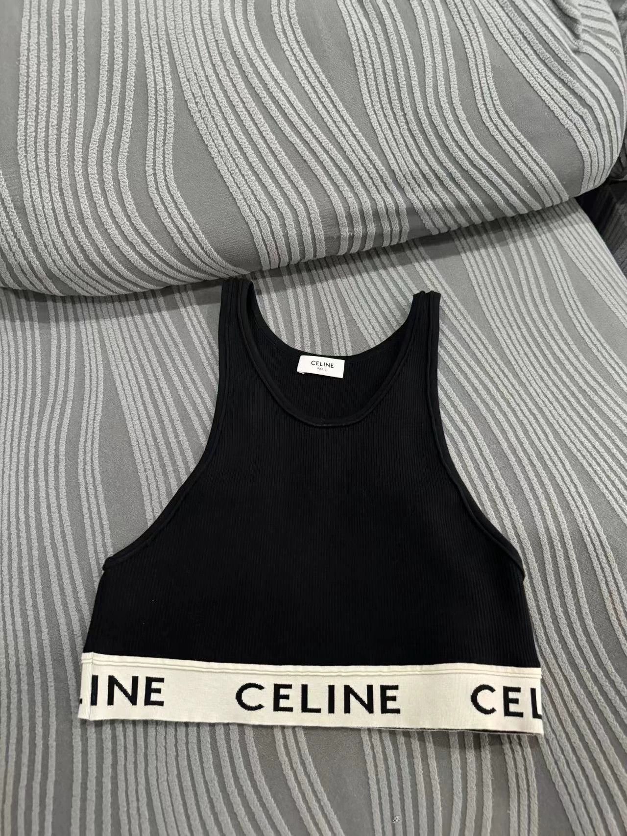Celine CELINE New Authentic Tank Top Size L / US 10 / IT 46 - 1 Thumbnail