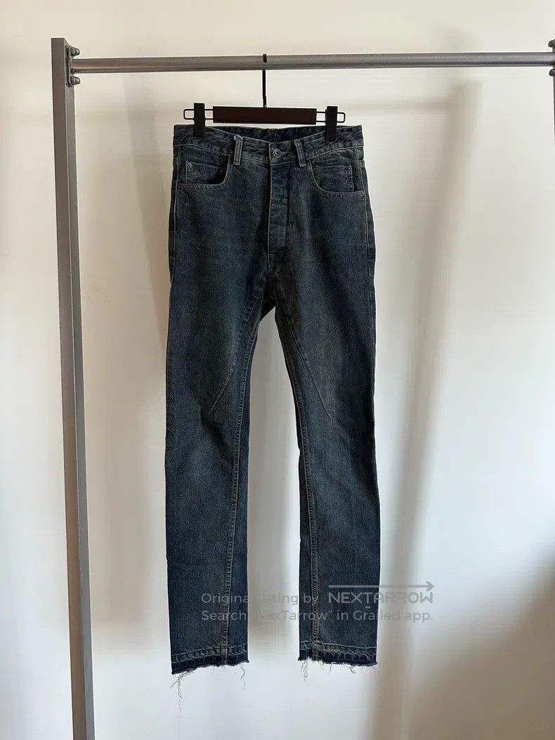Rick Owens Rick Owens Indigo Slim Fit Denim Pants Size US 29 - 1 Thumbnail