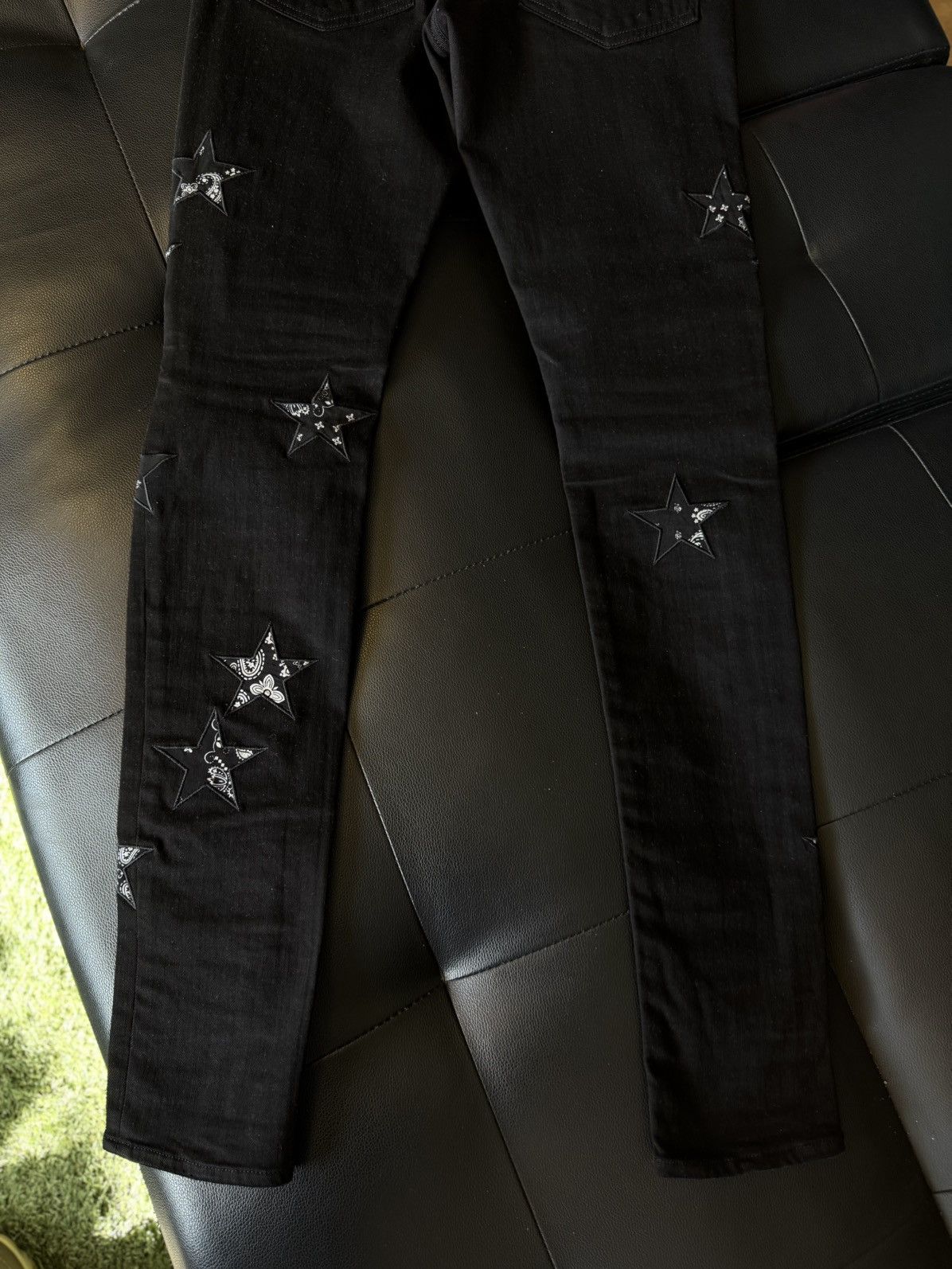Amiri Amiri Black STAR Jeans Black Patch Size 30 Flawless 🧼 Size US 30 / EU 46 - 9 Thumbnail