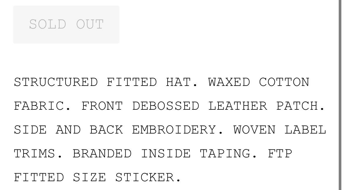 Fuck The Population FTP AK Hat Size ONE SIZE - 4 Thumbnail