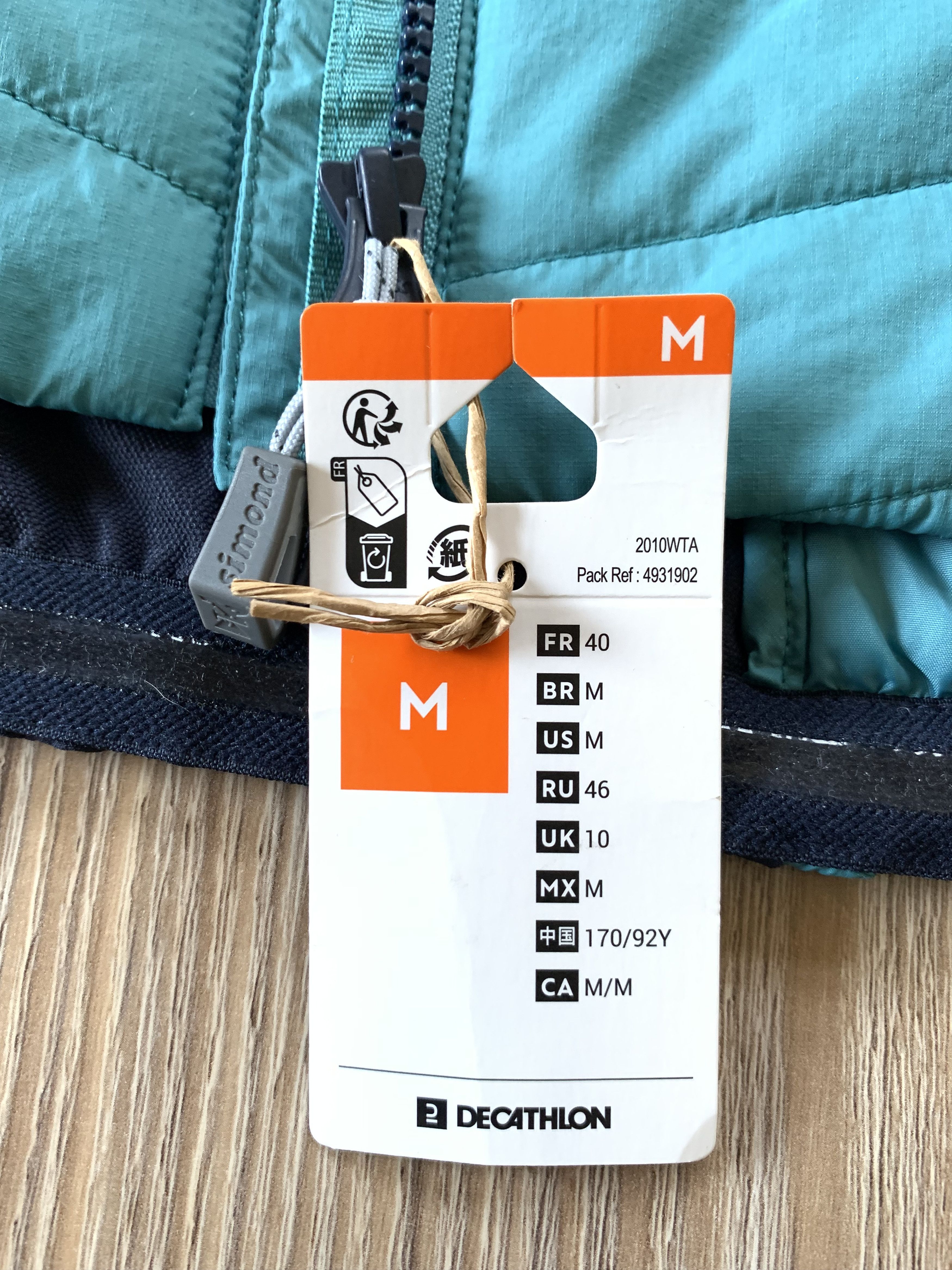 Other Decathlon Simond Down Light Tracking Hood Jacket Size M / US 6-8 / IT 42-44 - 7 Thumbnail