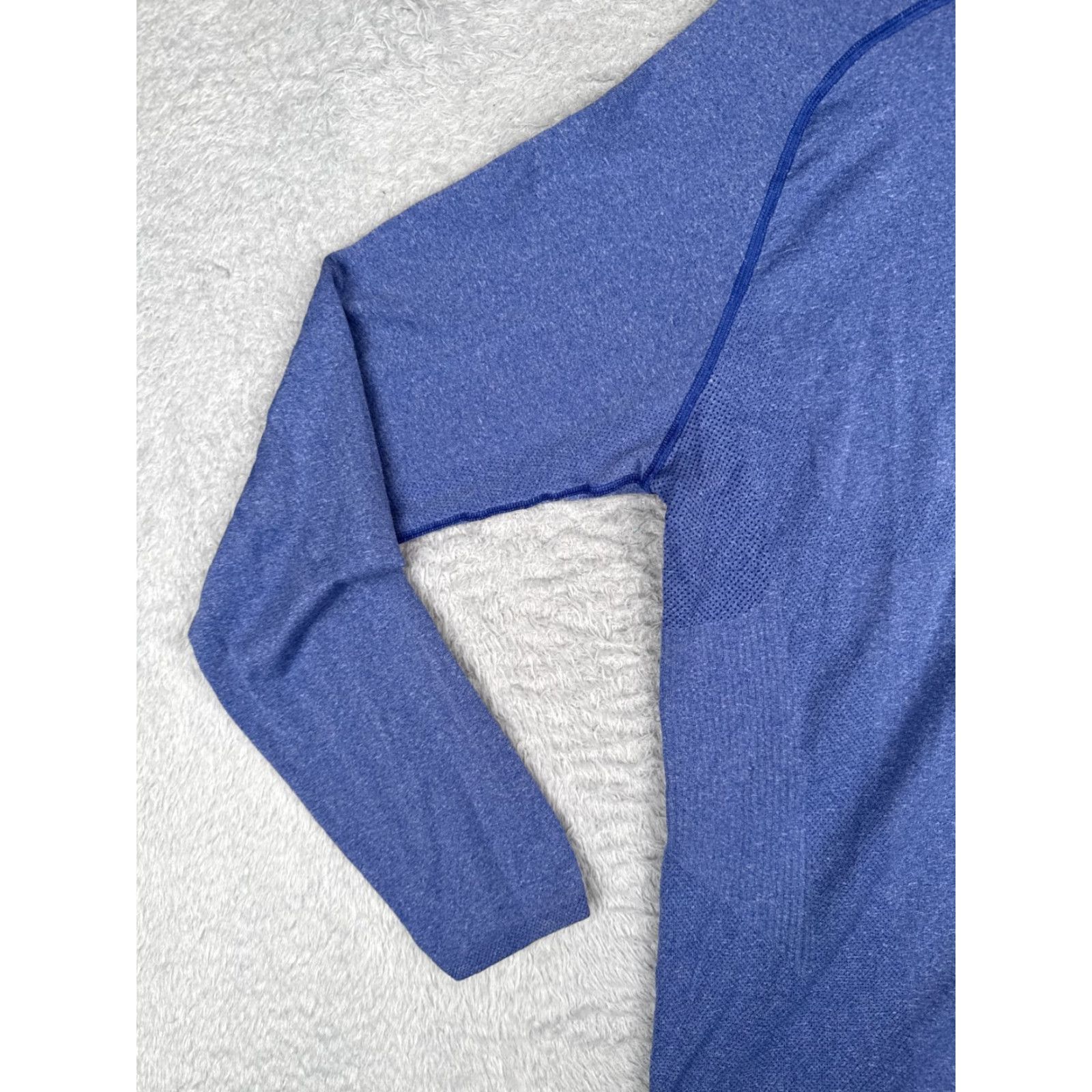 Lululemon Lululemon Shirt Men XL Blue Metal Vent Tech Long Sleeve Shirt Size US XL / EU 56 / 4 - 3 Thumbnail