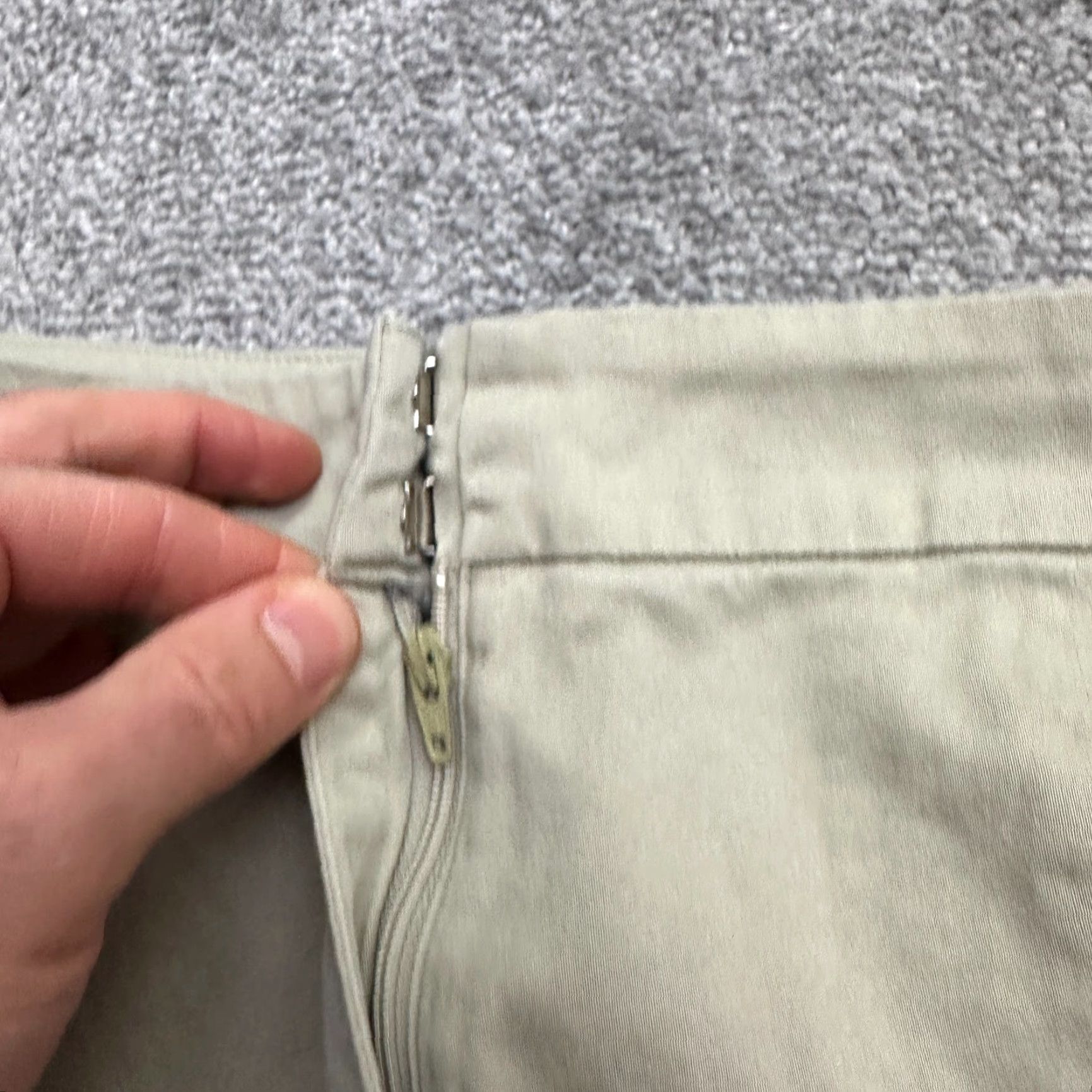 Soft Surroundings Soft Surroundings Pants Casual Cropped Cotton Beige Adult Small Regular Straight 30x23.5 Womens Regular Beige Cropped Pants - 30 Inseam, 23.5 Waist Size 28" / US 6 / IT 42 - 4 Thumbnail