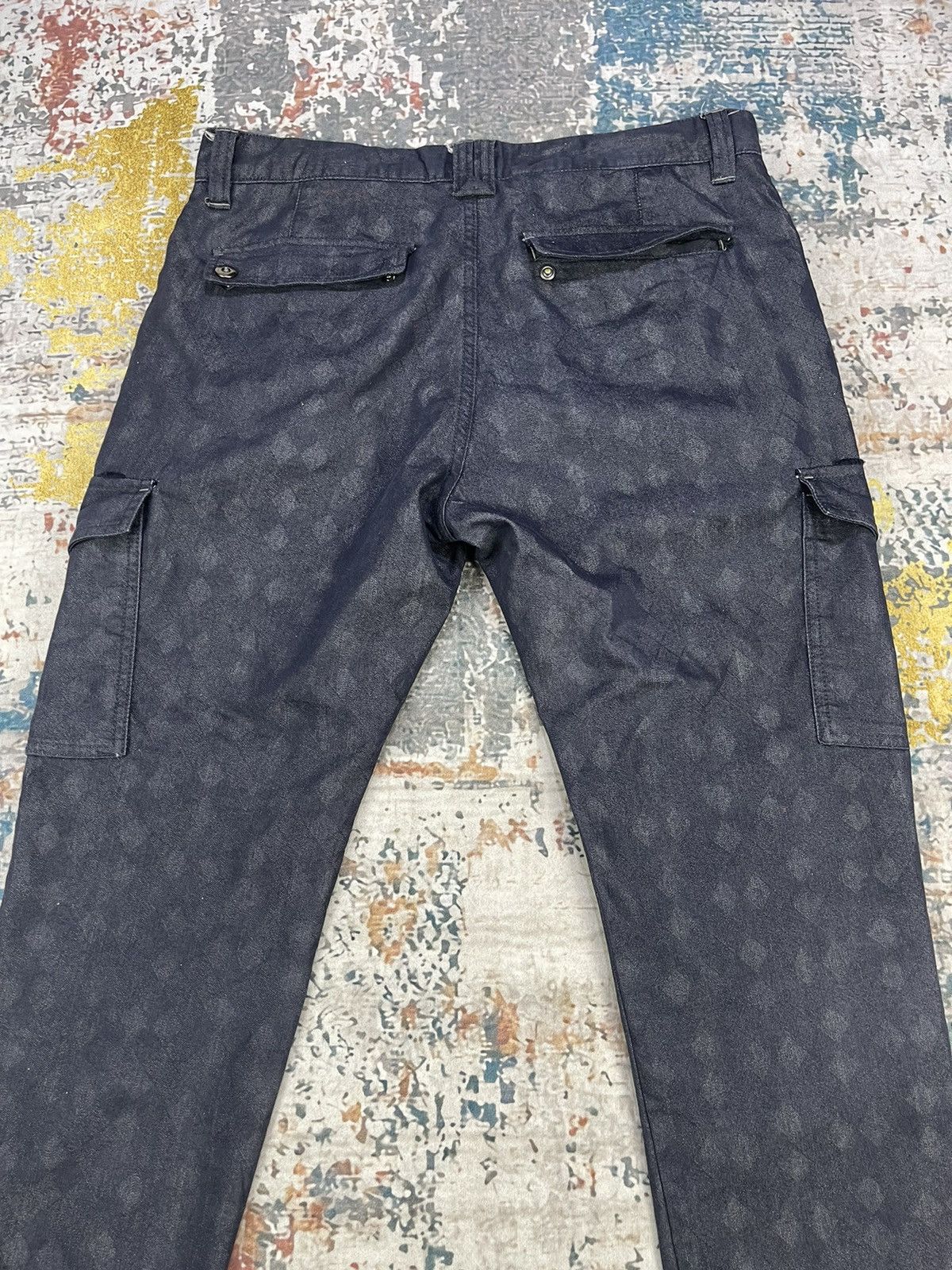 semanticdesign Semantic Design Diamond Checked Multi Pocket Bush Pants Size US 33 - 7 Thumbnail