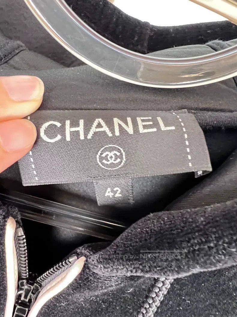 Other Chanel Velvet jacket sports style hoodie jacket Size M / US 6-8 / IT 42-44 - 3 Thumbnail