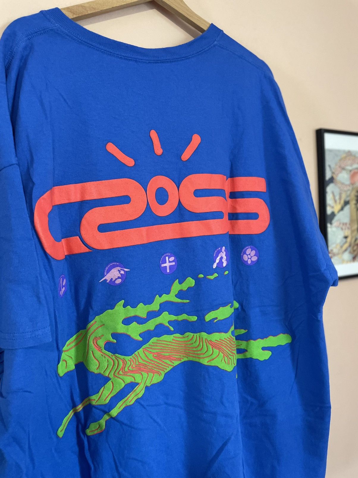 Travis Scott Travis Scott Cactus Jack Cross T-shirt Size US XXL / EU 58 / 5 - 2 Thumbnail