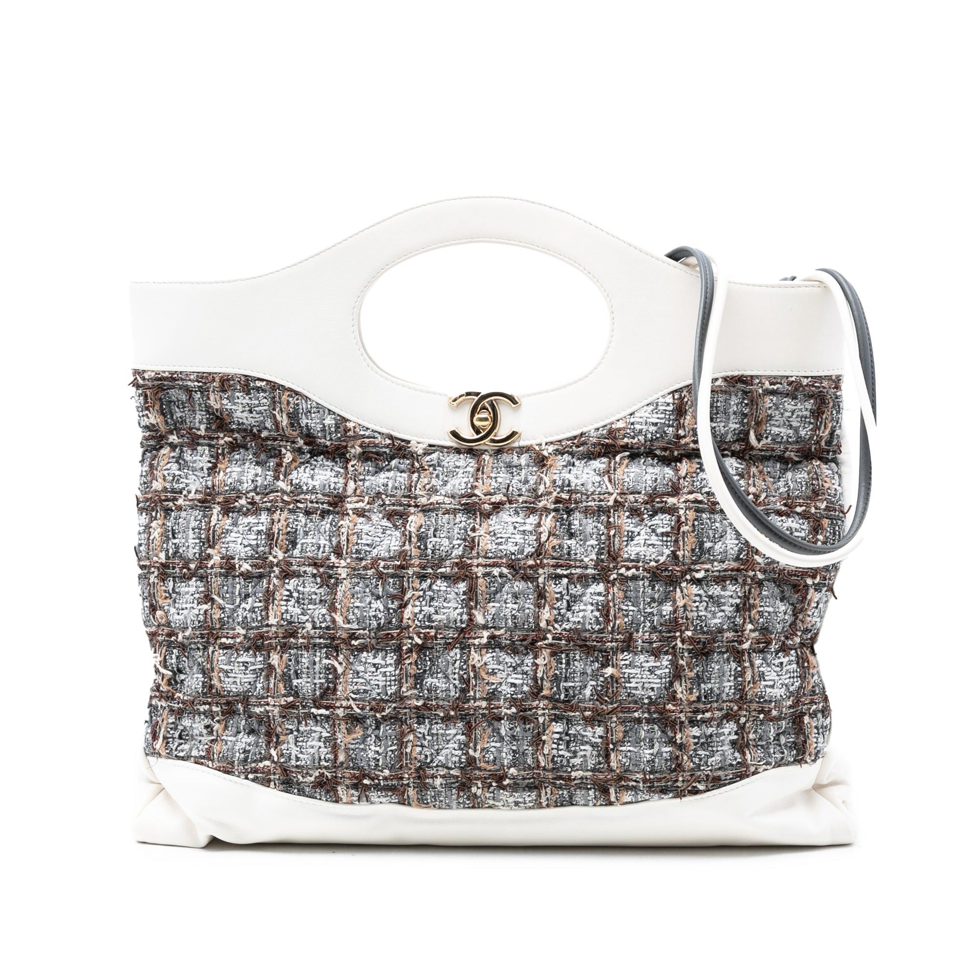 Chanel Large Tweed 31 Shopping Bag Size ONE SIZE - 1 Thumbnail