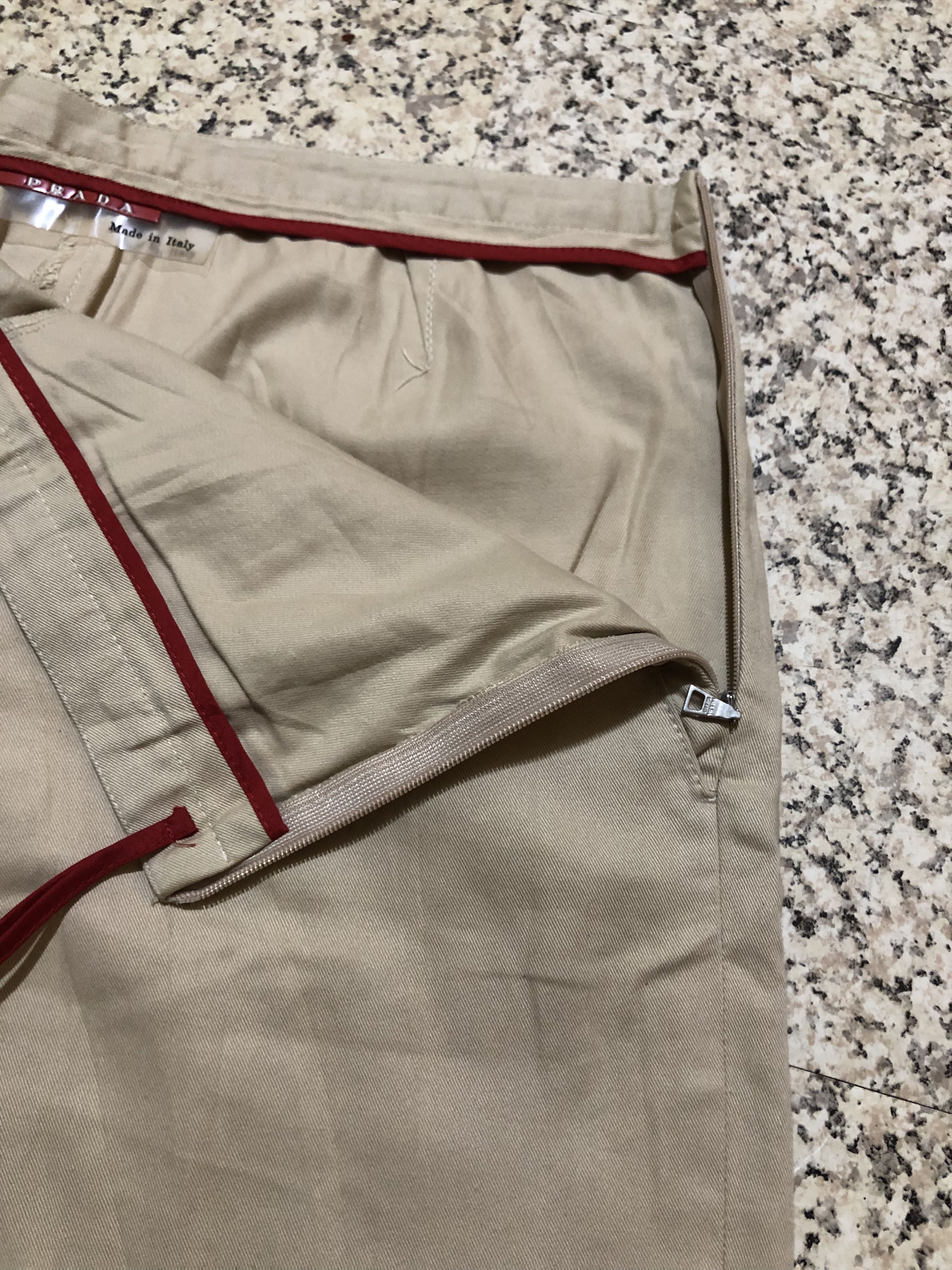 Prada Vintage 90s Prada Milano Side-Zip Trousers RARE Size 28" / US 6 / IT 42 - 9 Thumbnail