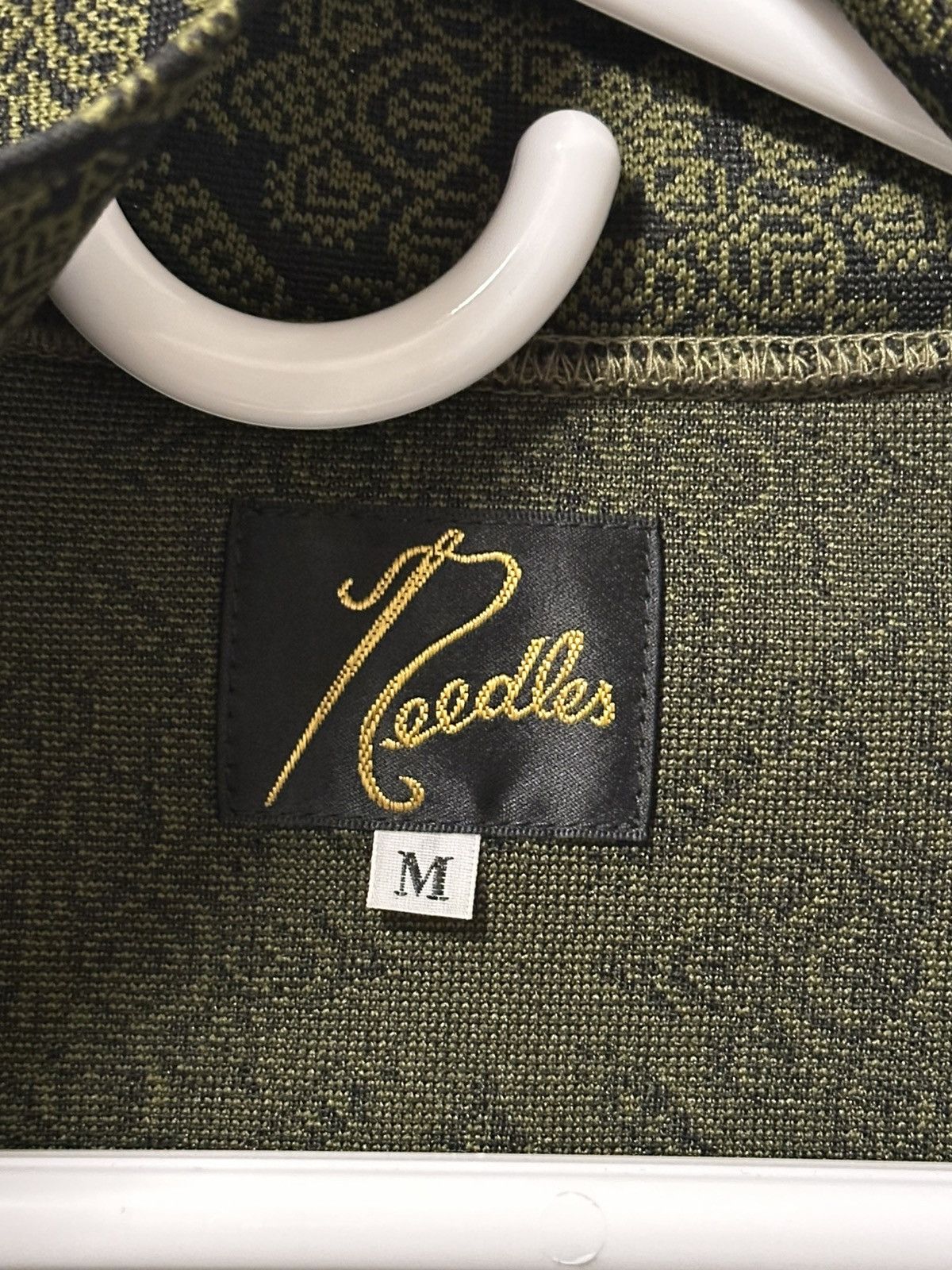 Needles Needles Green Jacquard Jq Track Poly Jacket Size M Size US M / EU 48-50 / 2 - 4 Thumbnail