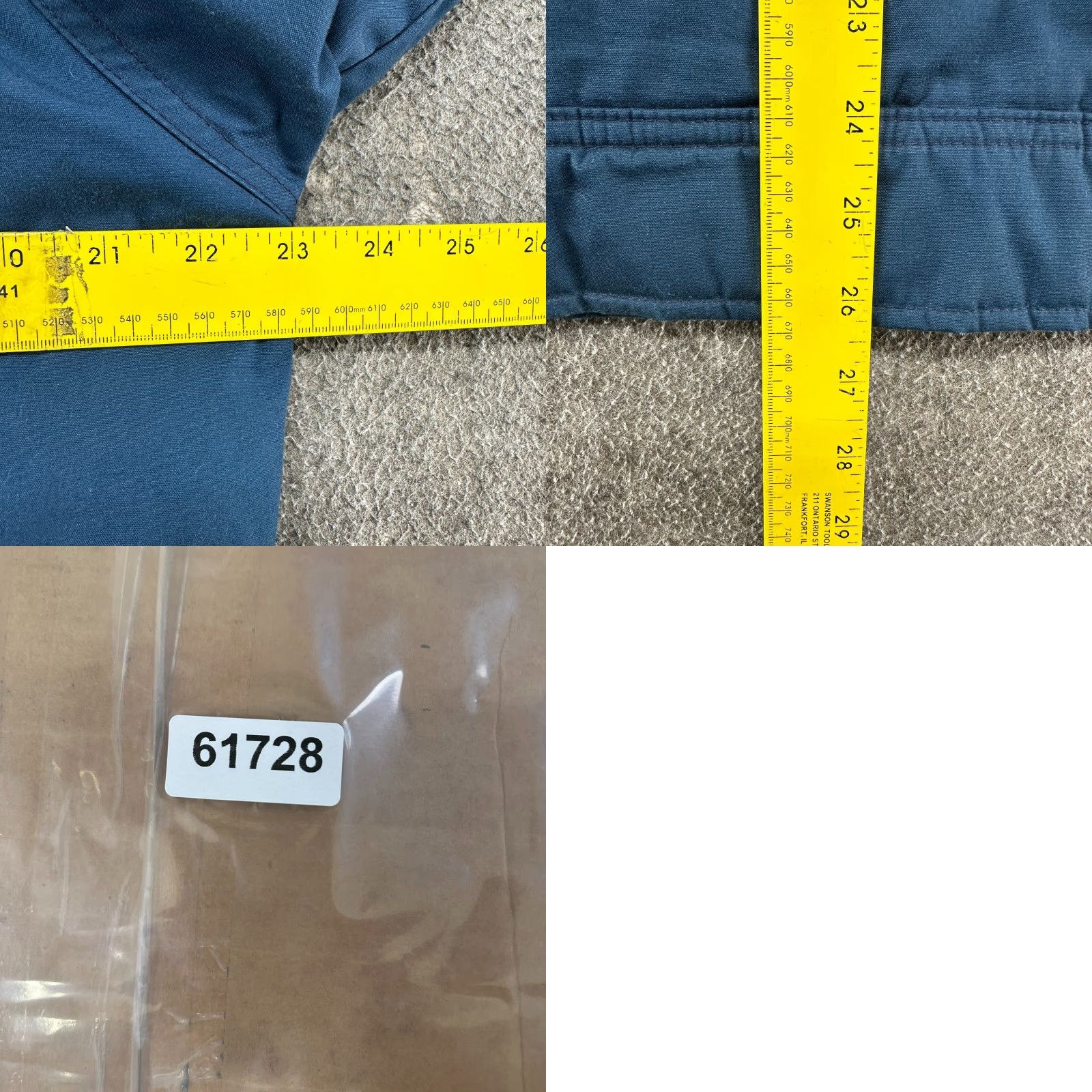 Vintage VINTAGE Woolrich Jacket Mens M Blue Parka Chore Barn Coat Flannel Lined USA 90s Size US M / EU 48-50 / 2 - 9 Thumbnail