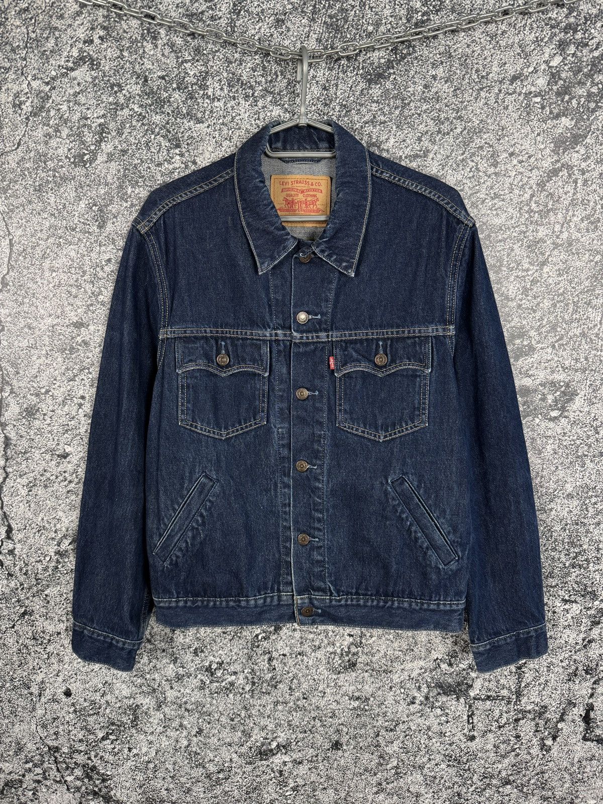 Levi's Men’s Levi’s Vintage Denim Jacket Jean Trucker 90s Size M Size US M / EU 48-50 / 2 - 1 Thumbnail