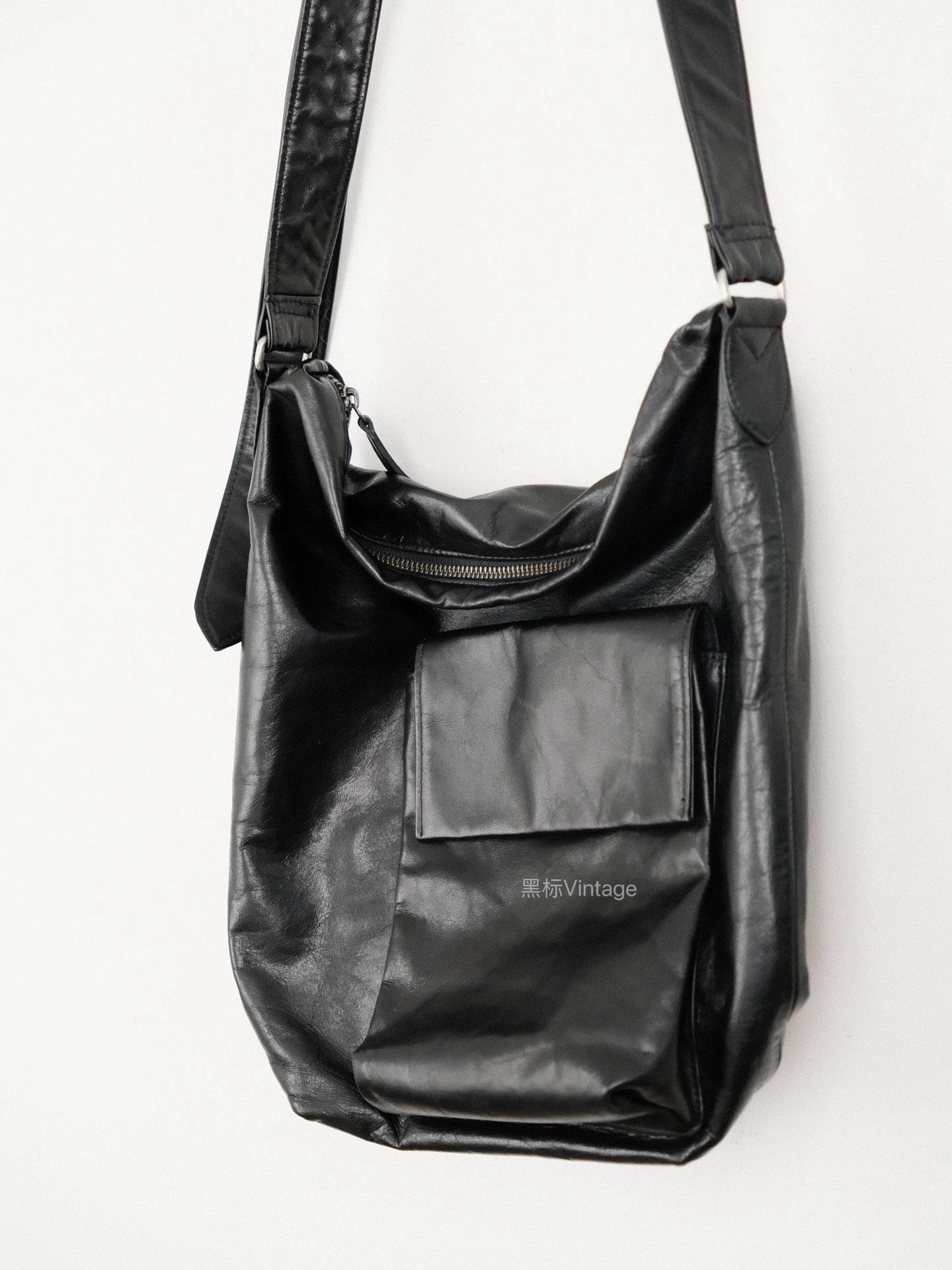Yohji Yamamoto Yohji 17AW Vintage Horsehide Crossbody Bag Men's 9/10 Size ONE SIZE - 3 Thumbnail
