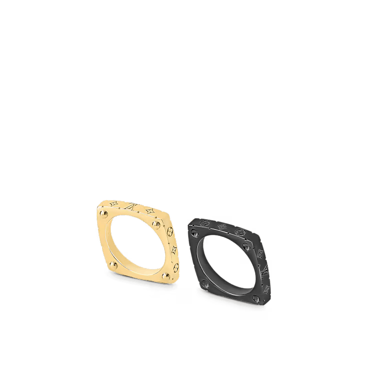 Louis Vuitton Monogram Bold Rings - M Size ONE SIZE - 3 Thumbnail